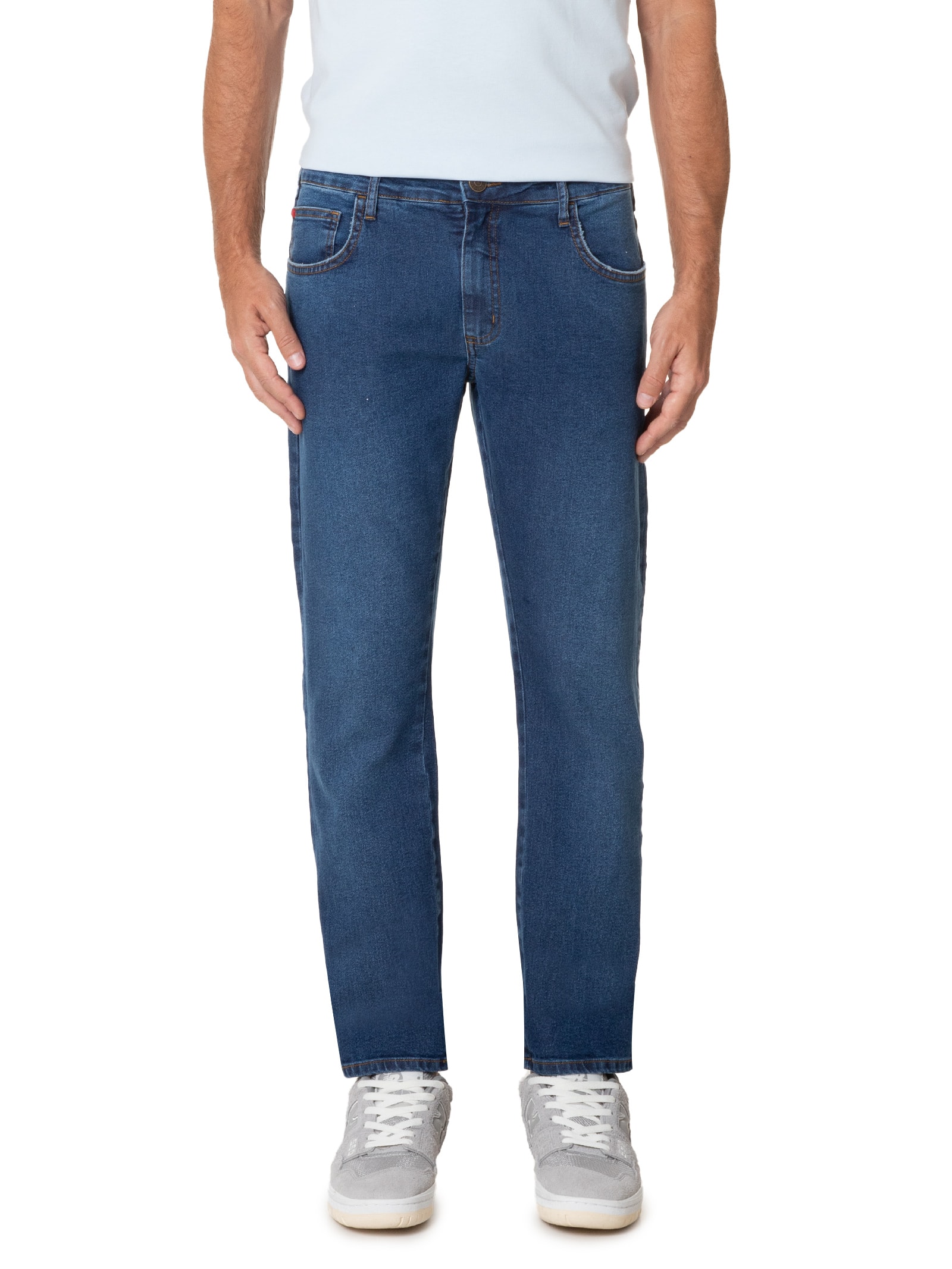 Calça Masculina Jeans Paul Slim Forum Azul - Main Image