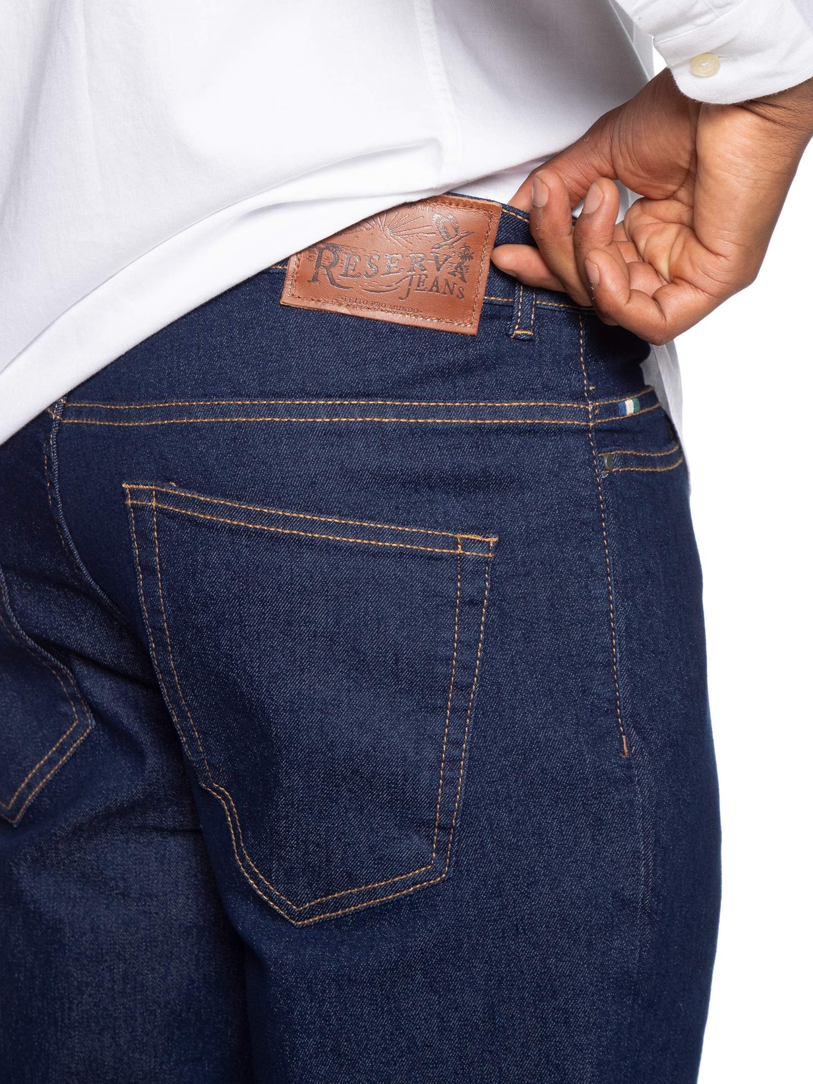 Calça Masculina Jeans Regular Apolo Azul Reserva