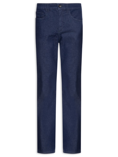 Calça Masculina Jeans Regular Fit – Azul