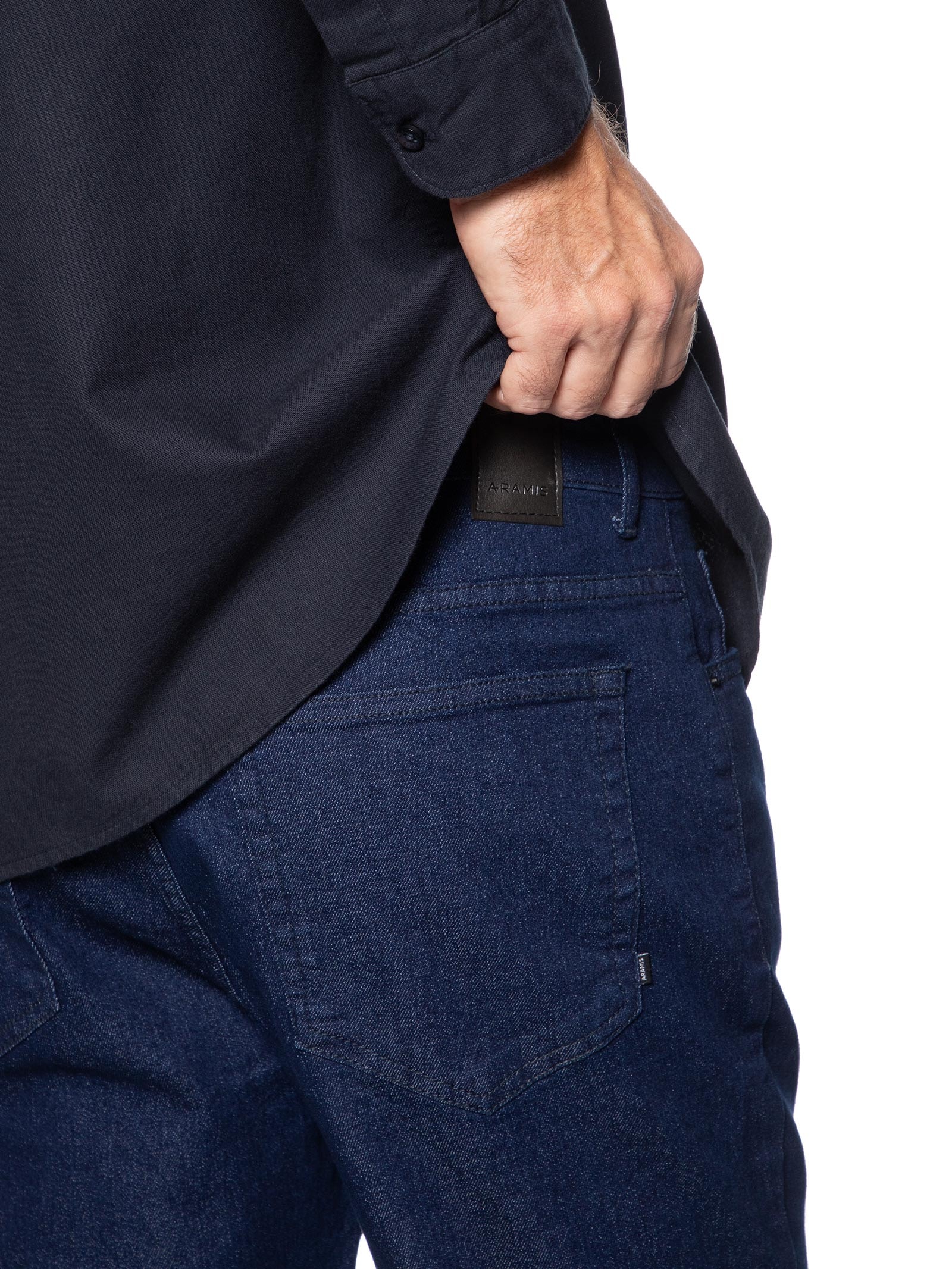 Calça Masculina Jeans Regular Fit Azul Aramis