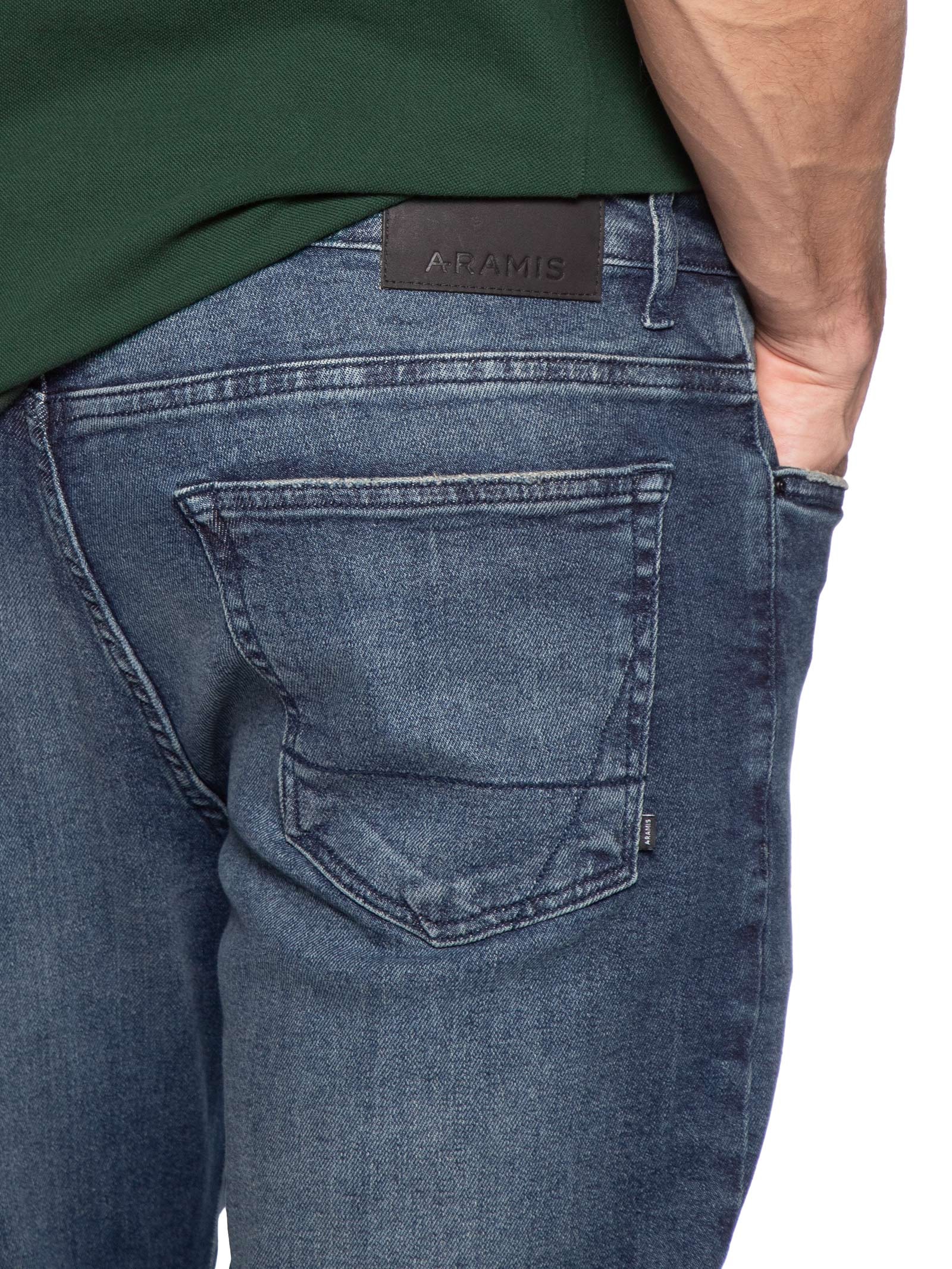 Calça Masculina Jeans Regular Fit Blue Stone Azul Aramis