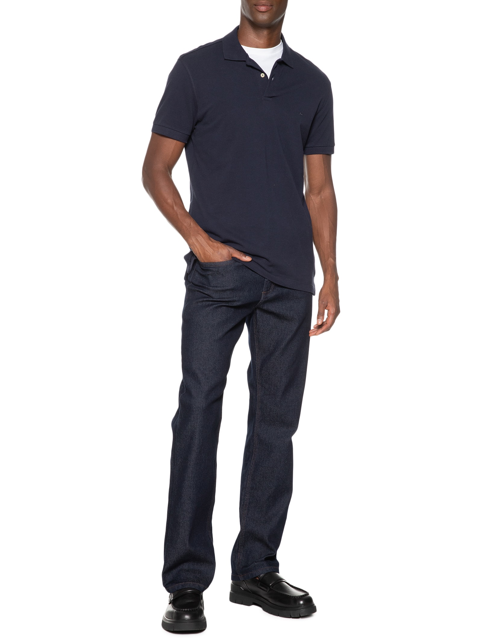 Calça Masculina Jeans Regular Fit Especial Azul Aramis