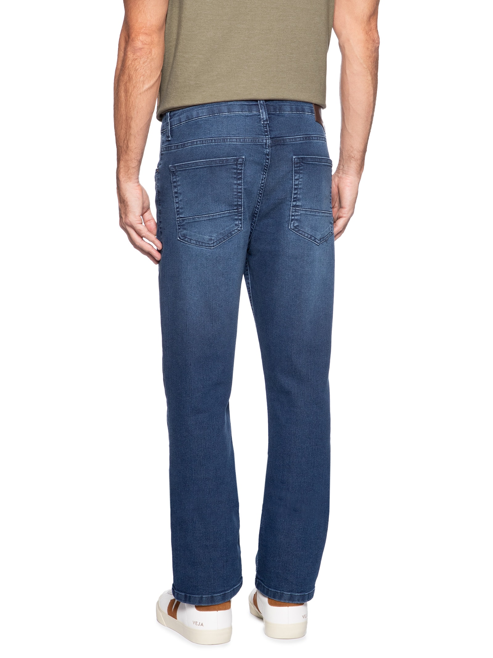 Calça Masculina Jeans Regular Fit Power Bl Azul Aramis