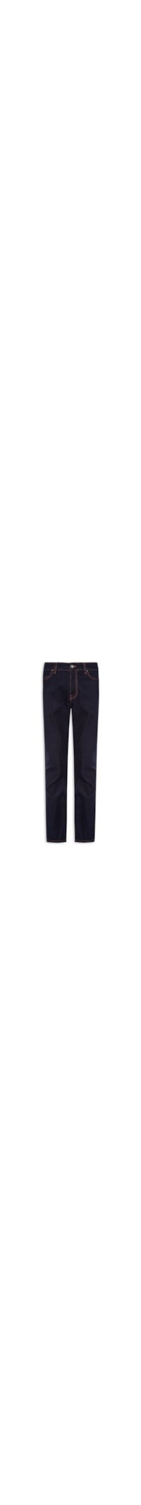 Calça Masculina Jeans Regular Punk - Azul
