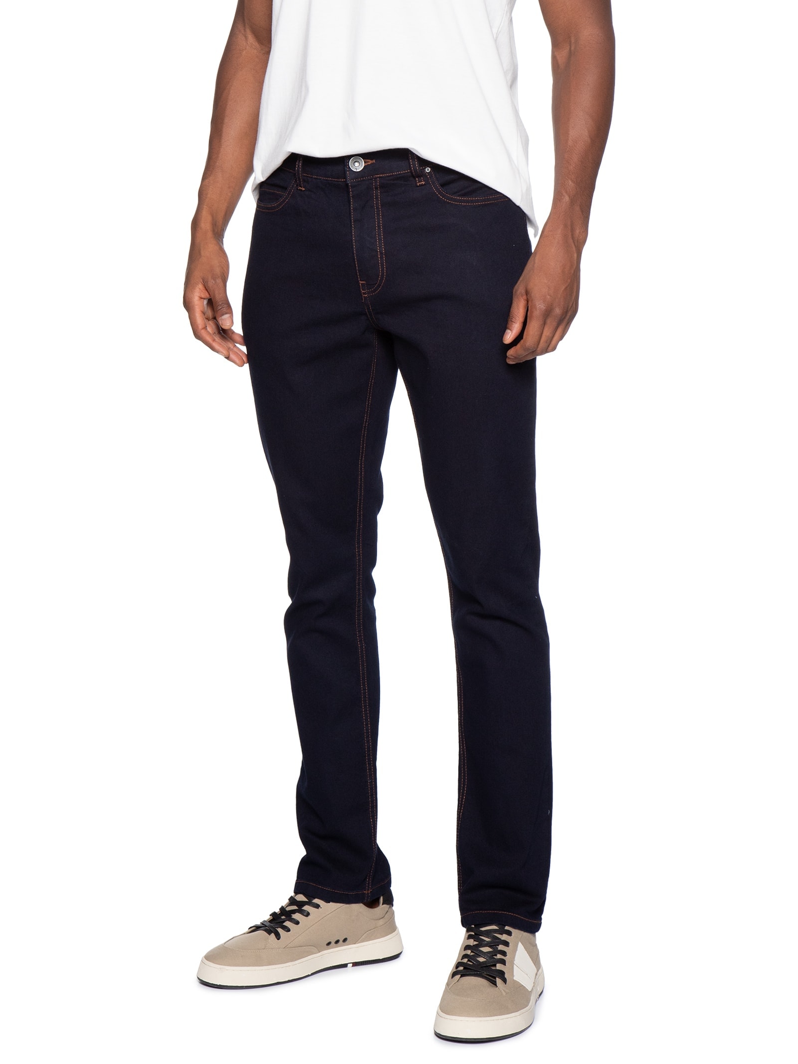 Calça Masculina Jeans Regular Punk Azul Reserva