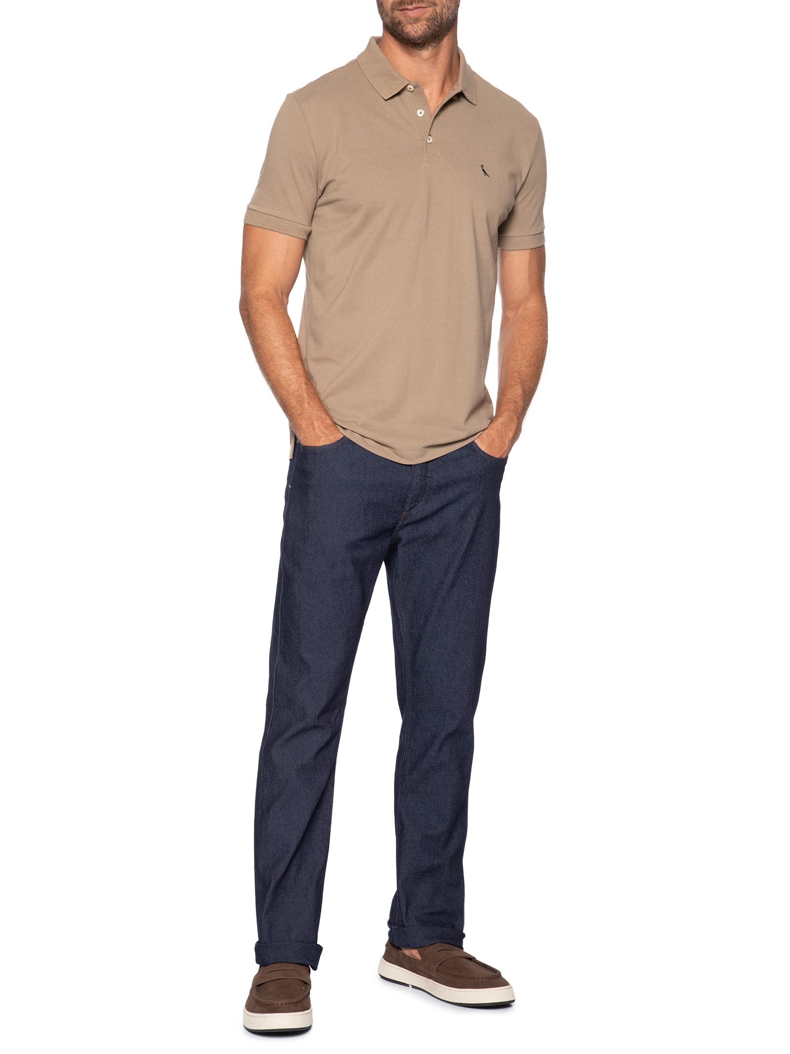 Calça Masculina Jeans Reta Regular Pipa Azul Reserva
