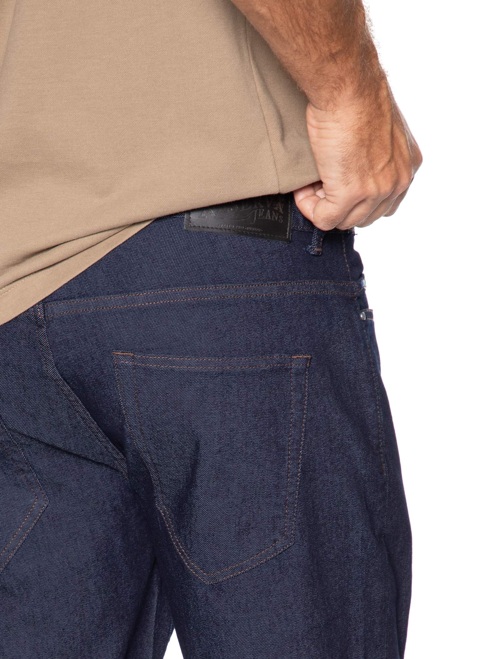 Calça Masculina Jeans Reta Regular Pipa Azul Reserva