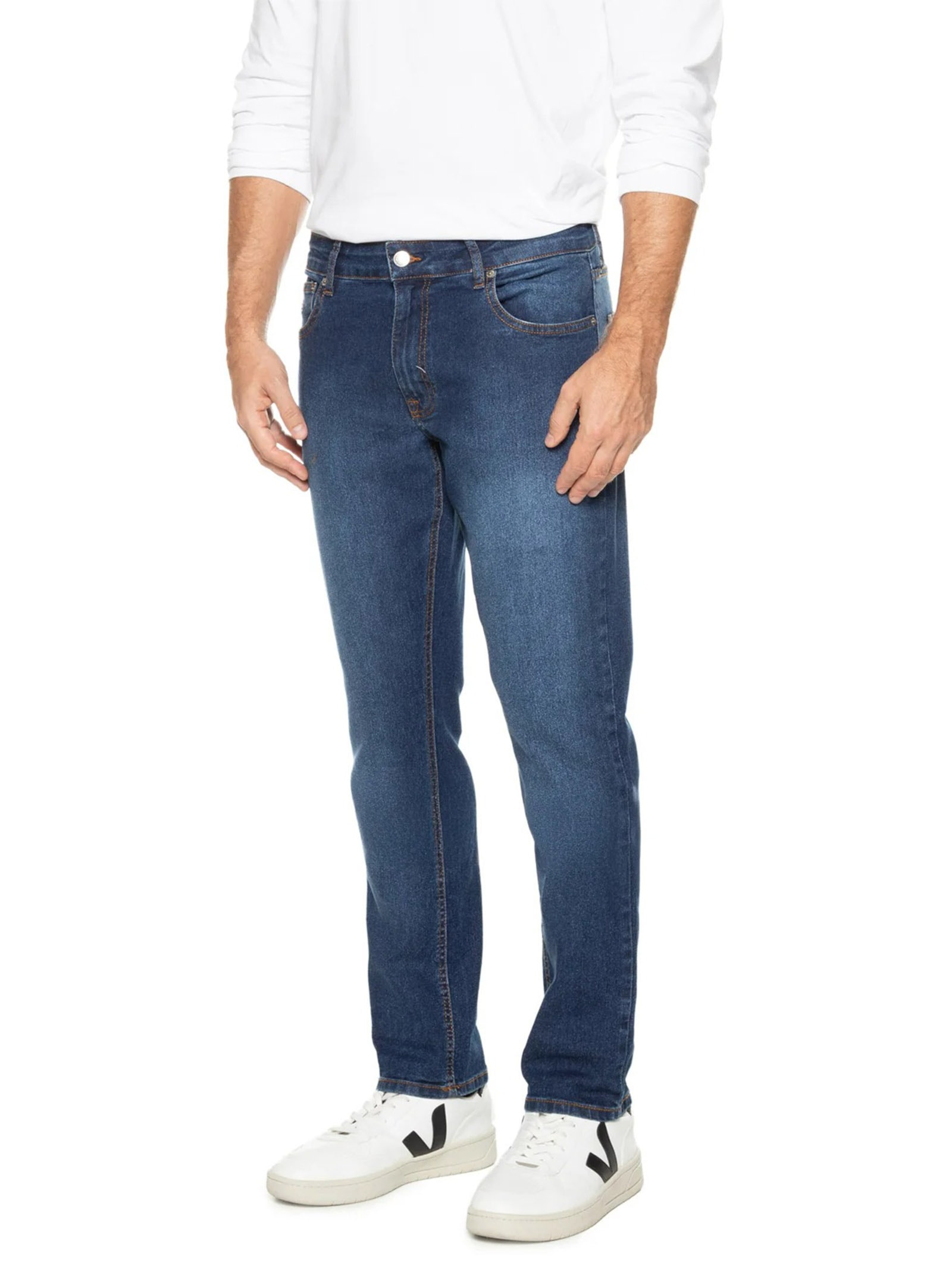Calça Masculina Jeans Scanton Slim Fit Azul Tommy Jeans