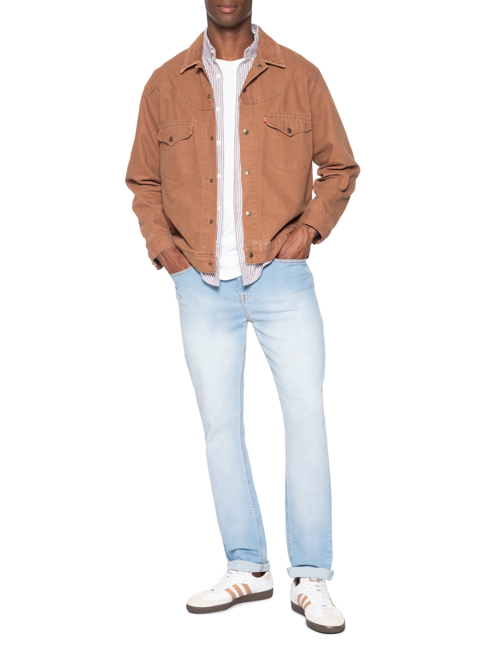 Calça Masculina Jeans Scanton Slim Fit Azul Tommy Jeans
