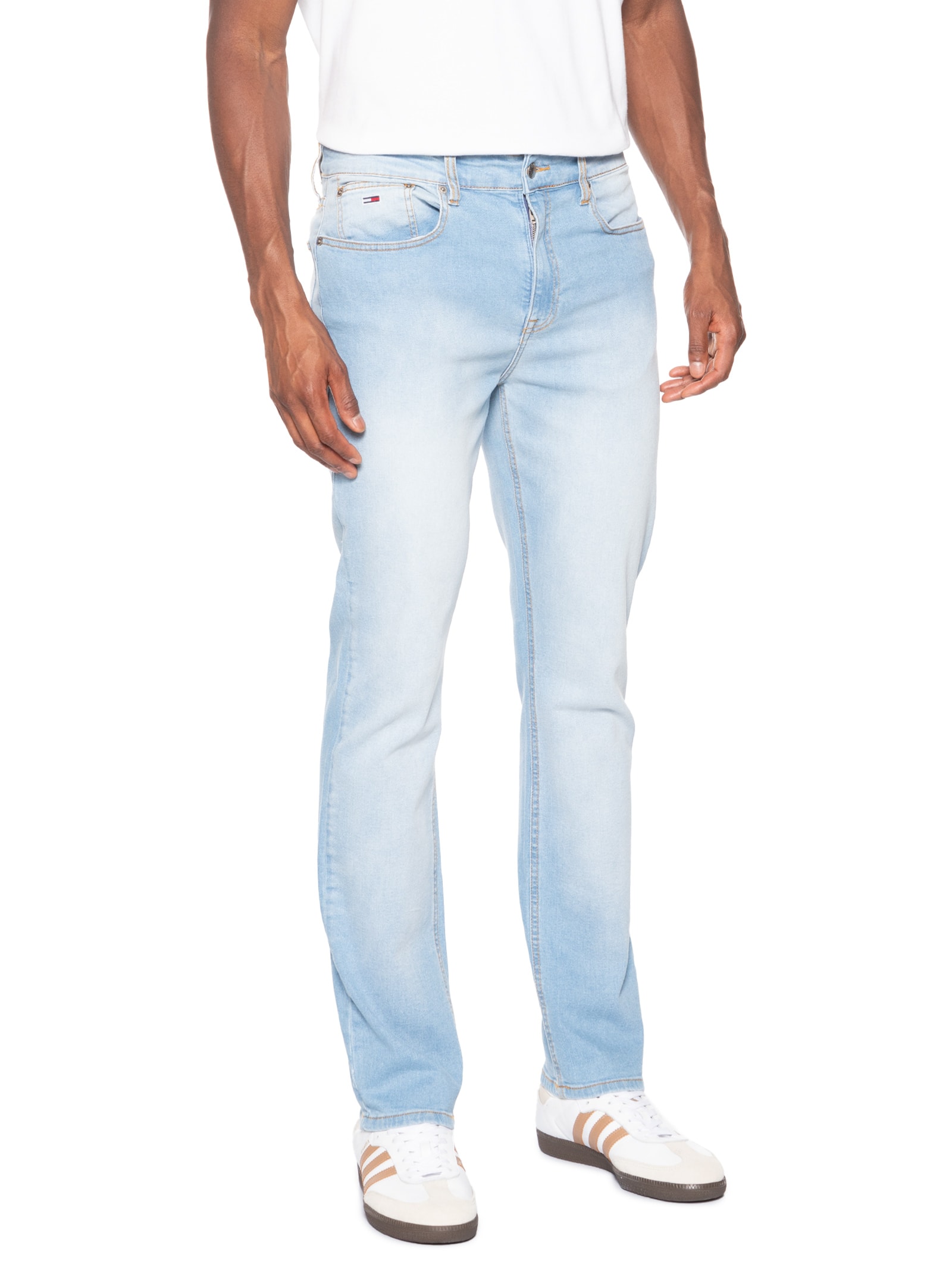 Calça Masculina Jeans Scanton Slim Fit Azul Tommy Jeans