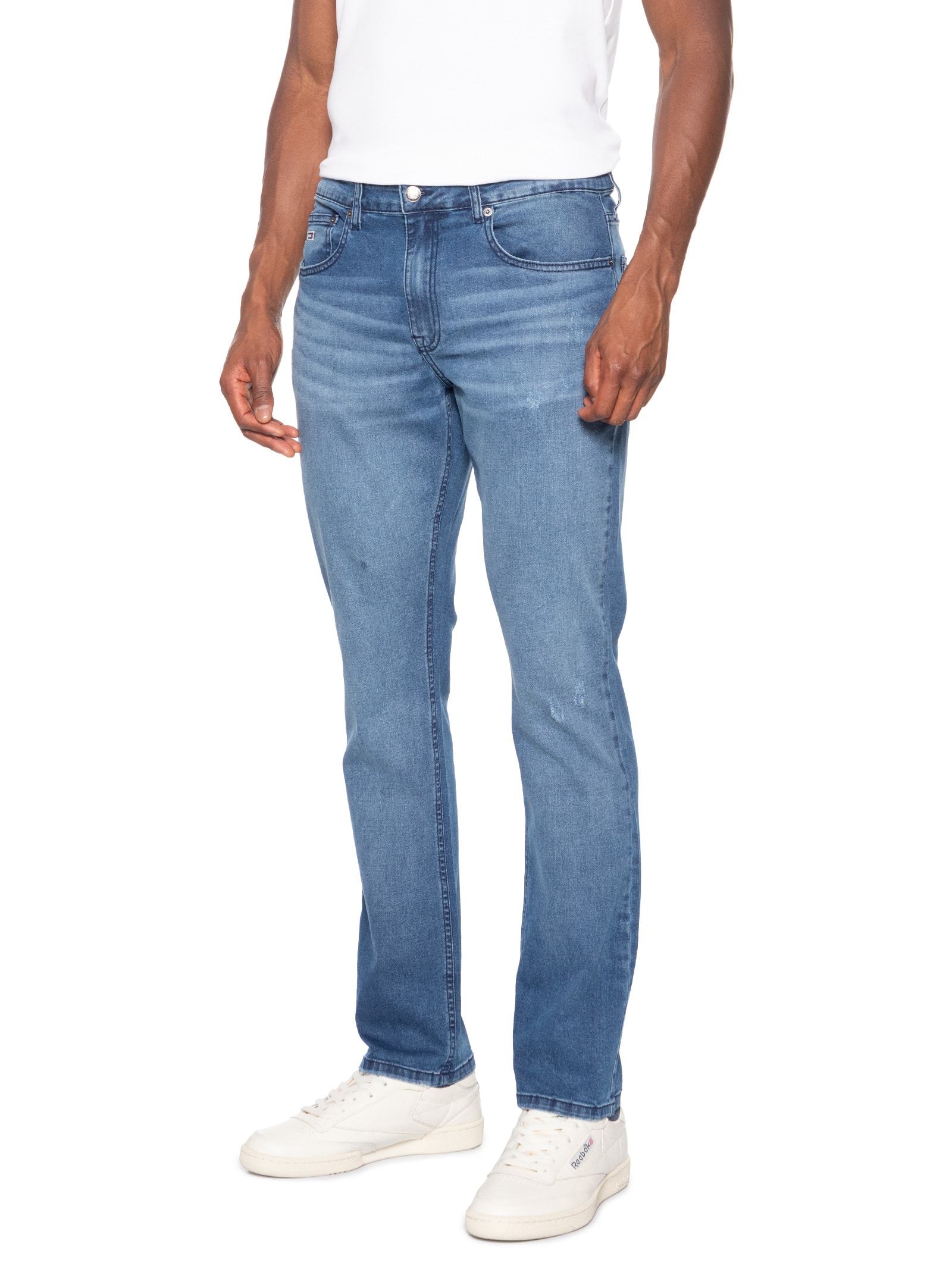 Calça Masculina Jeans Scanton Slim Fit Azul Tommy Jeans