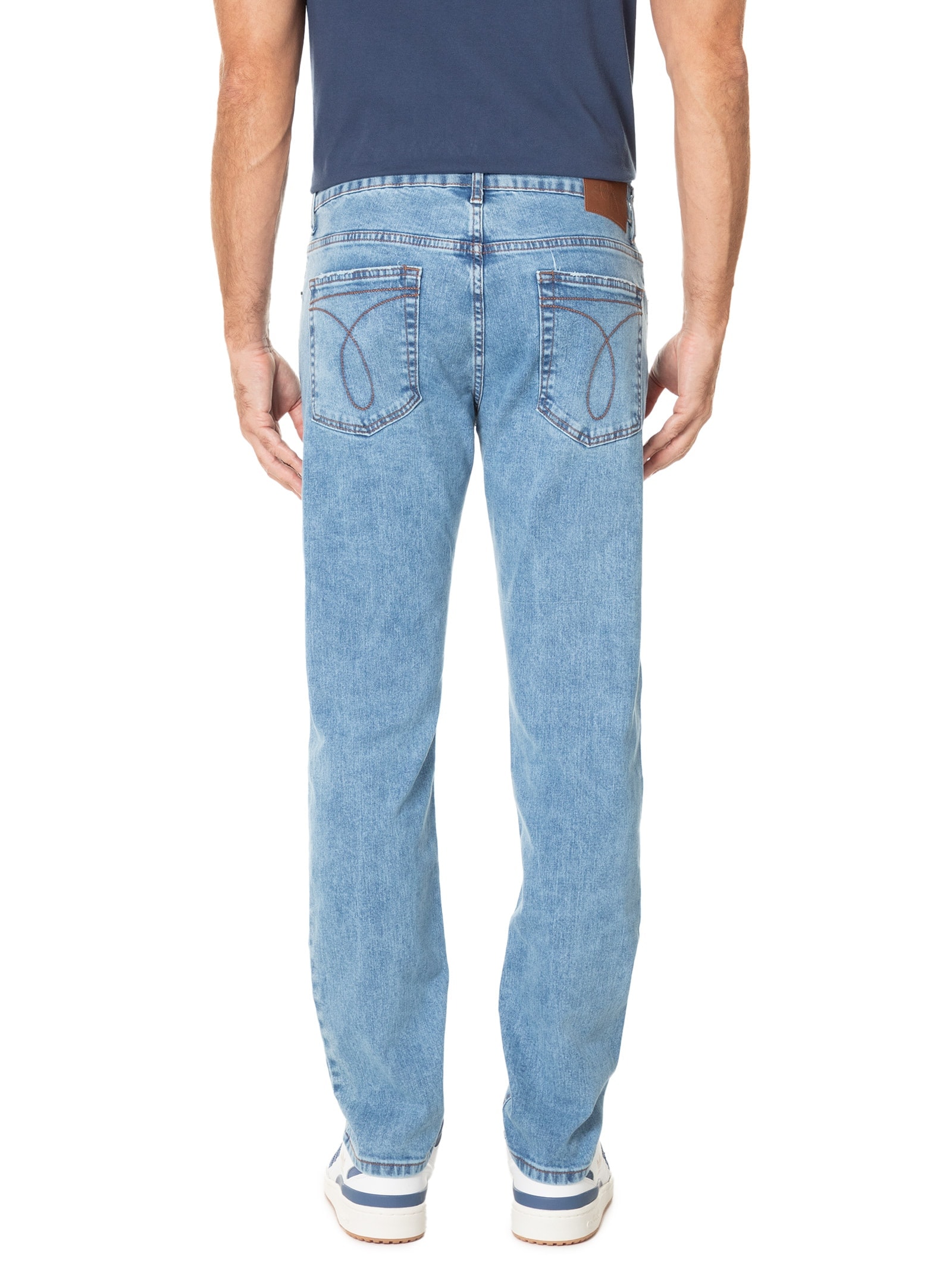 Calça Masculina Jeans Skinny 5 Pockets Azul Calvin Klein Jeans