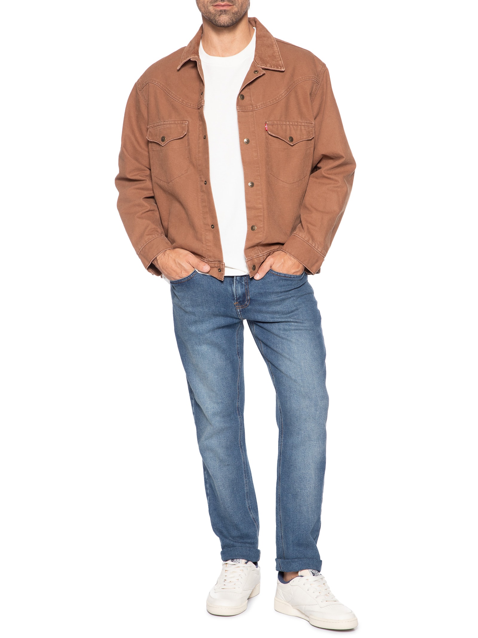 Calça Masculina Jeans Skinny 5 Pockets Azul Calvin Klein Jeans