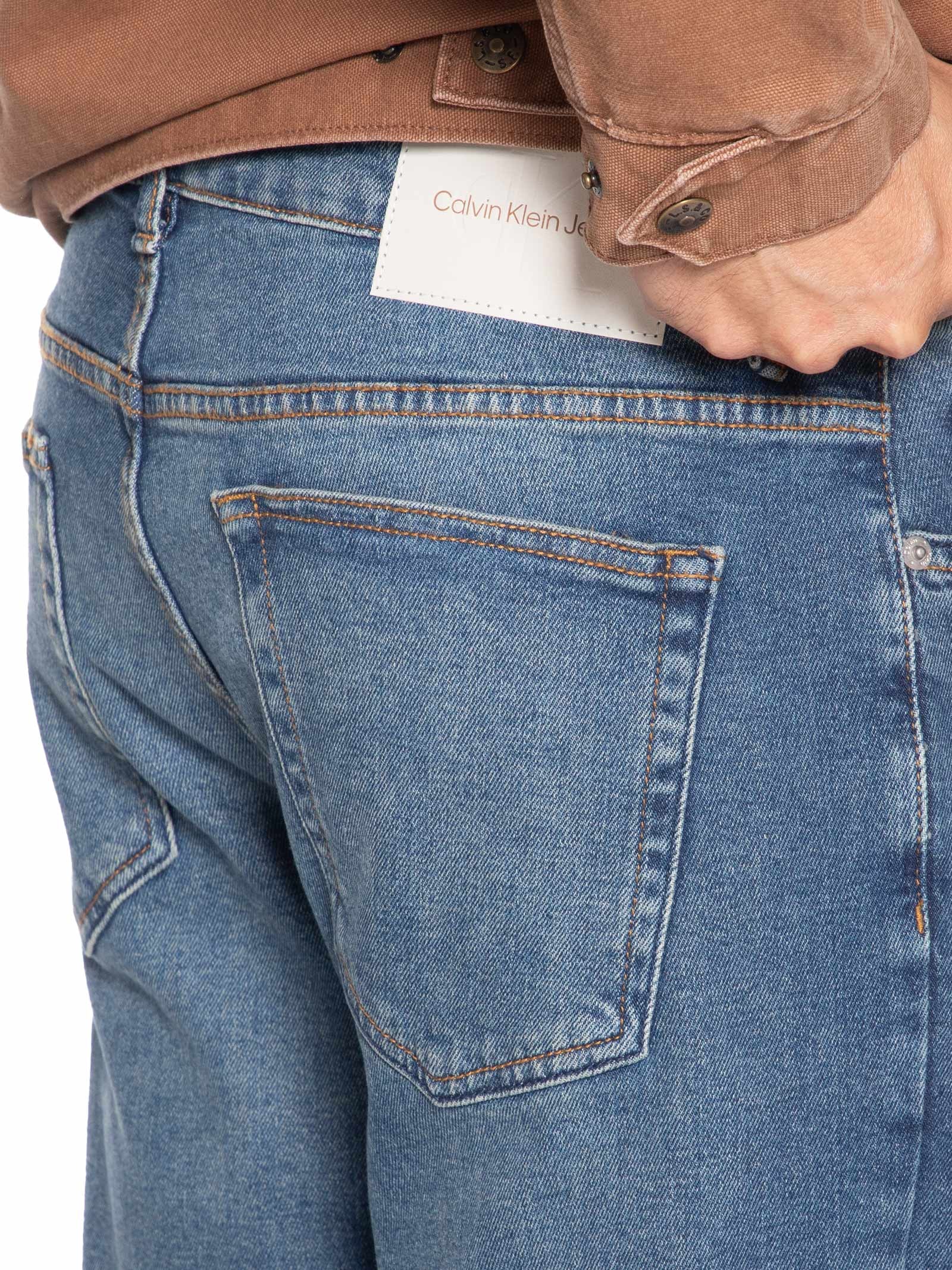 Calça Masculina Jeans Skinny 5 Pockets Azul Calvin Klein Jeans