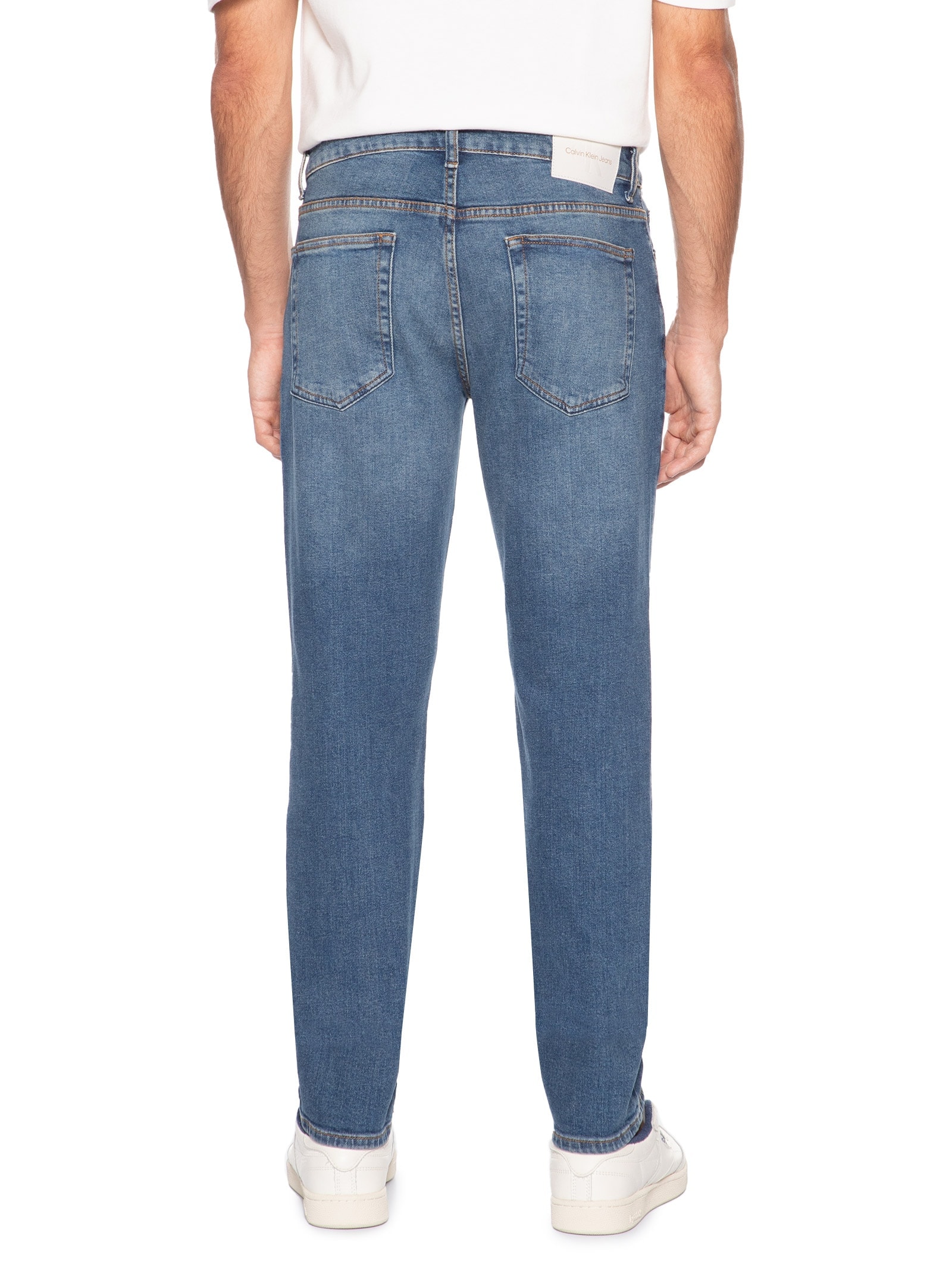 Calça Masculina Jeans Skinny 5 Pockets Azul Calvin Klein Jeans