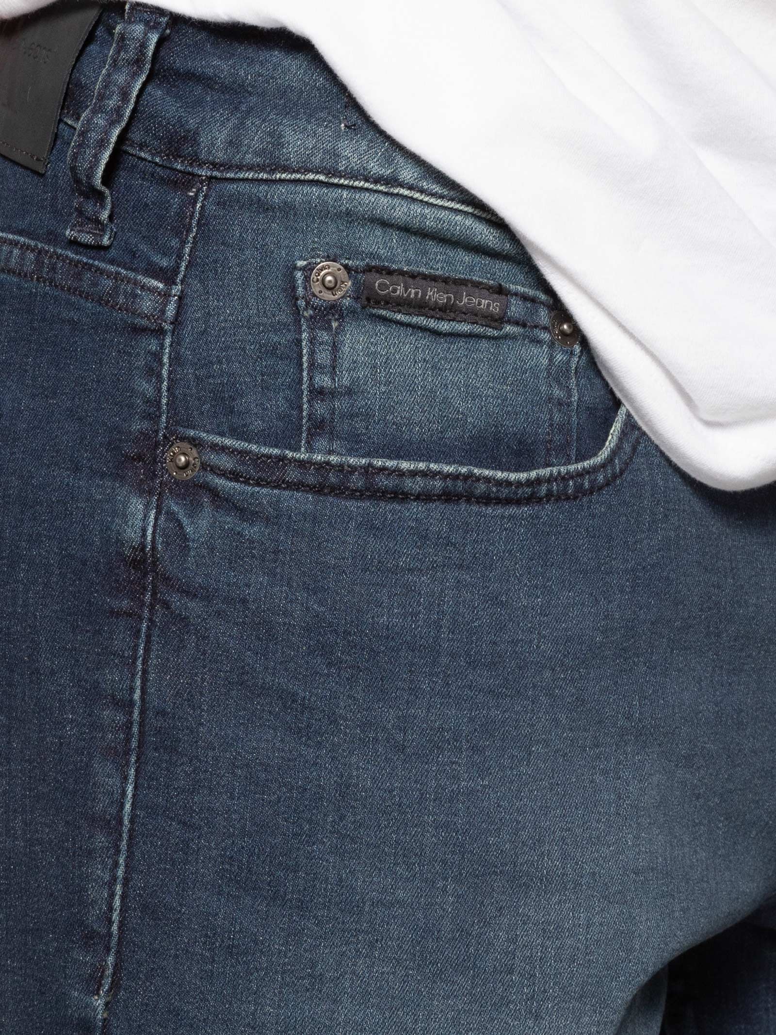 Calça Masculina Jeans Skinny 5 Pockets Azul Calvin Klein Jeans