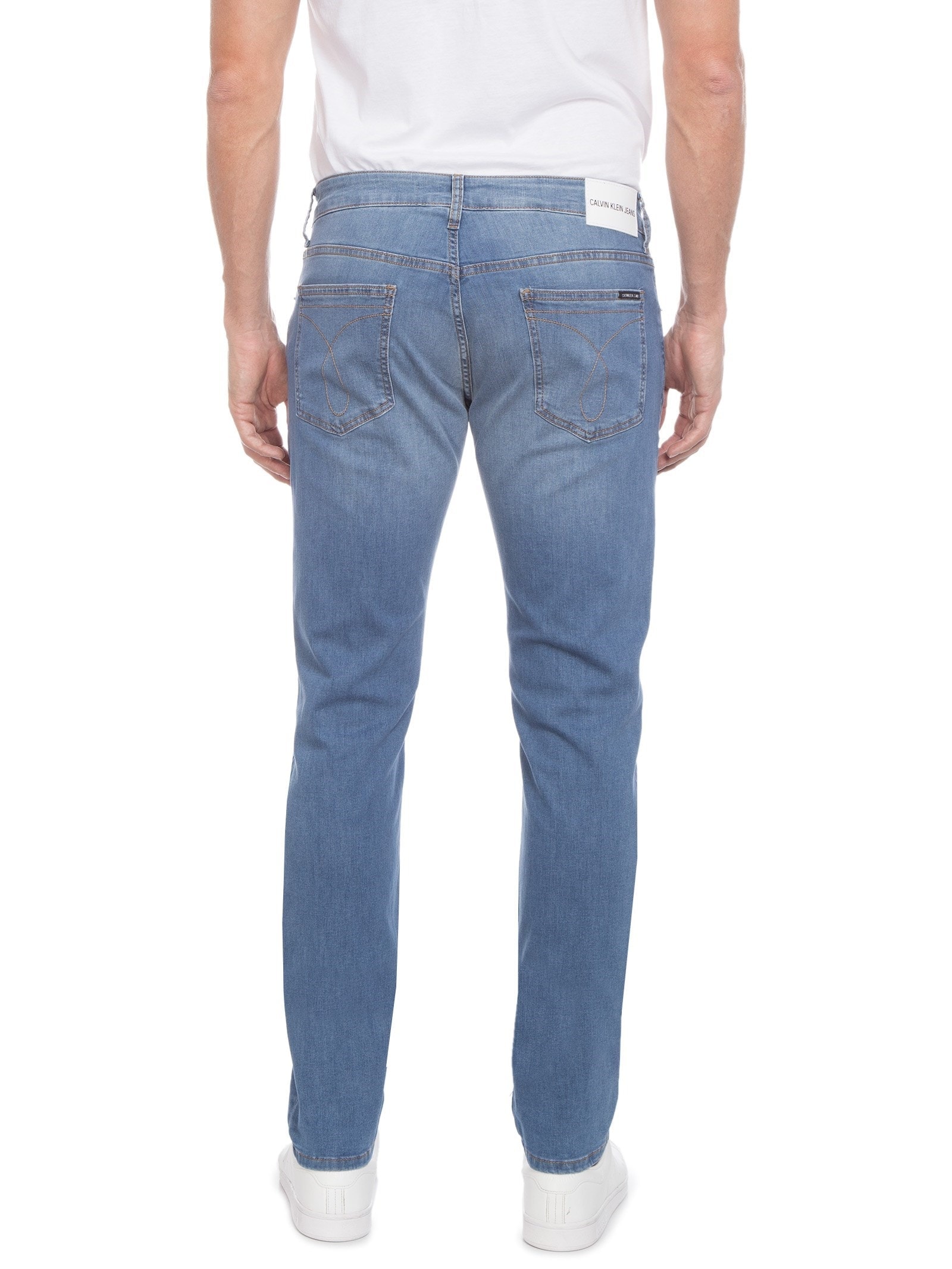 Calça Masculina Jeans Skinny Essencial Azul Calvin Klein Jeans