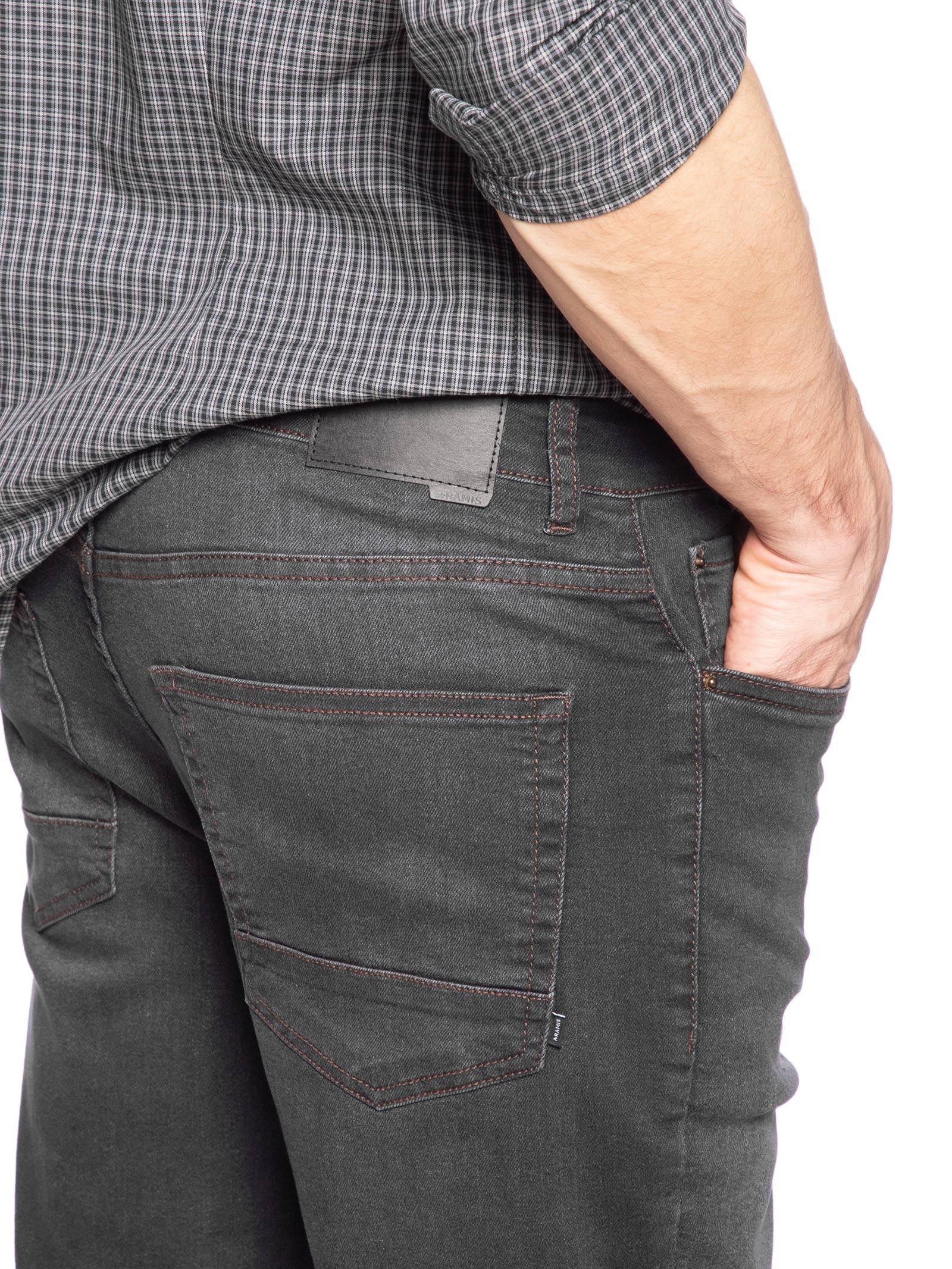 Calça Masculina Jeans Skinny Intense Bl Stone Preto Aramis