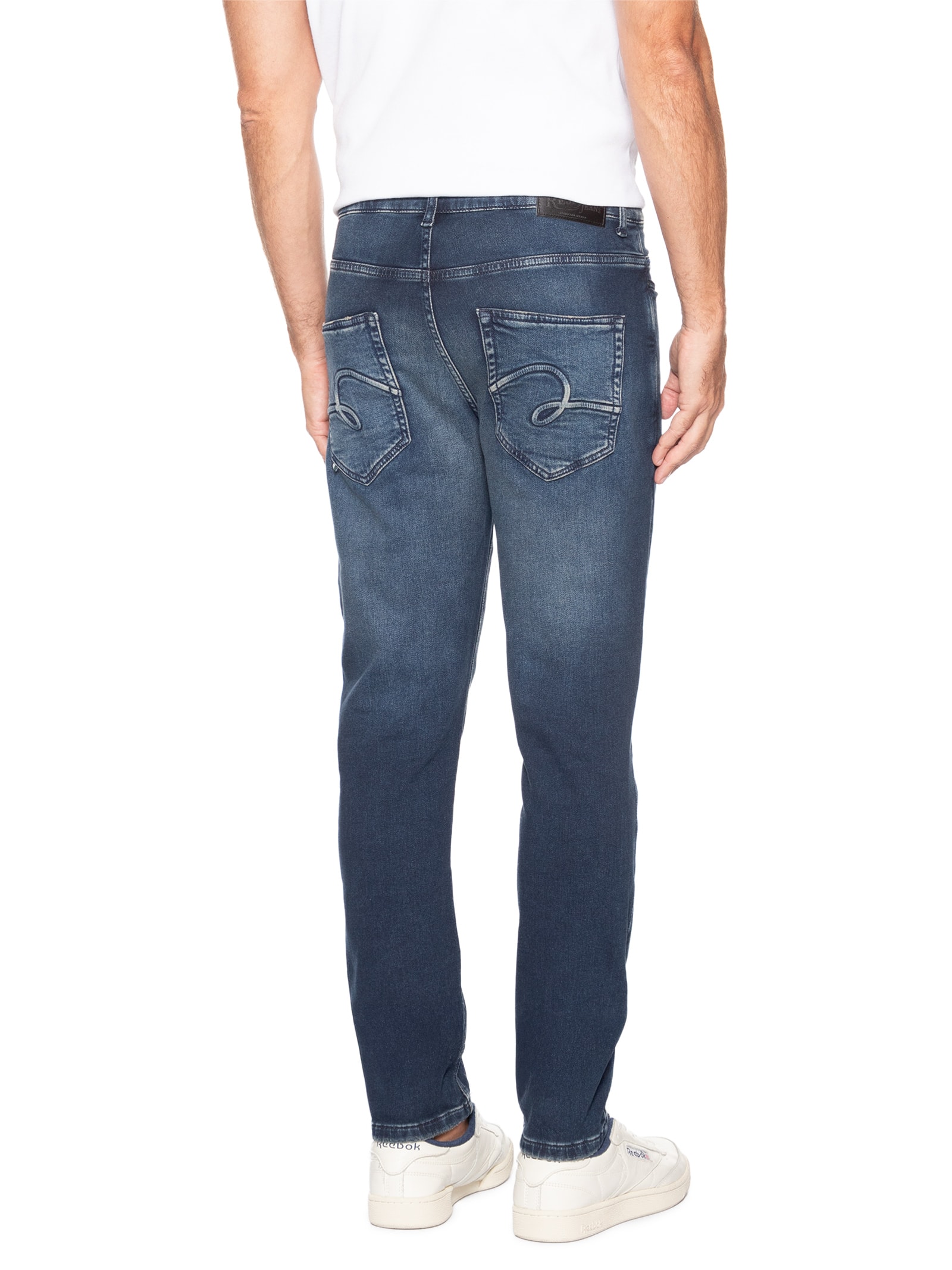 Calça Masculina Jeans Skinny Moletom Raul Azul Reserva