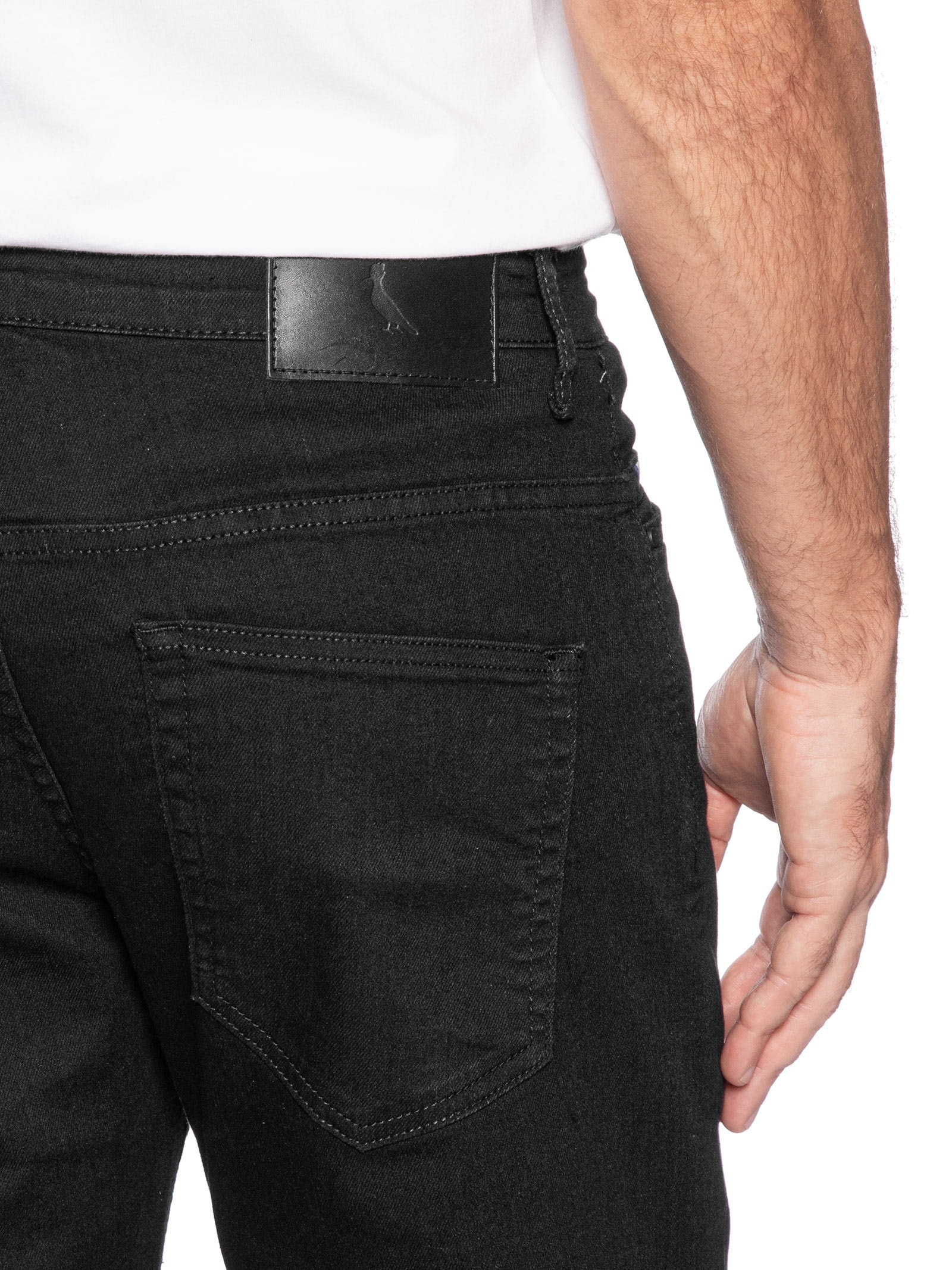 Calça Masculina Jeans Skinny Paladino Preto Reserva