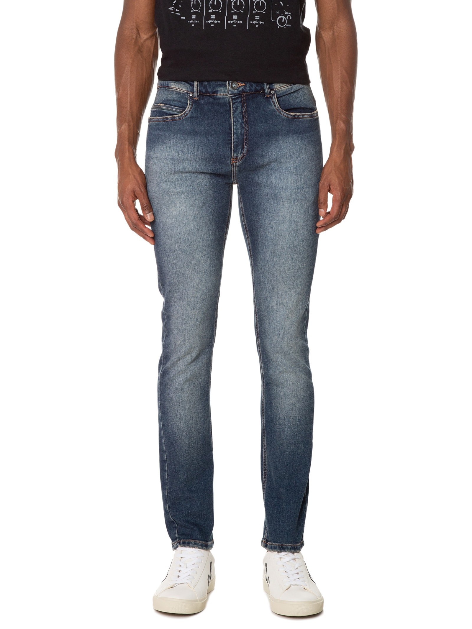 Calça Masculina Jeans Skinny Varjão Azul Reserva