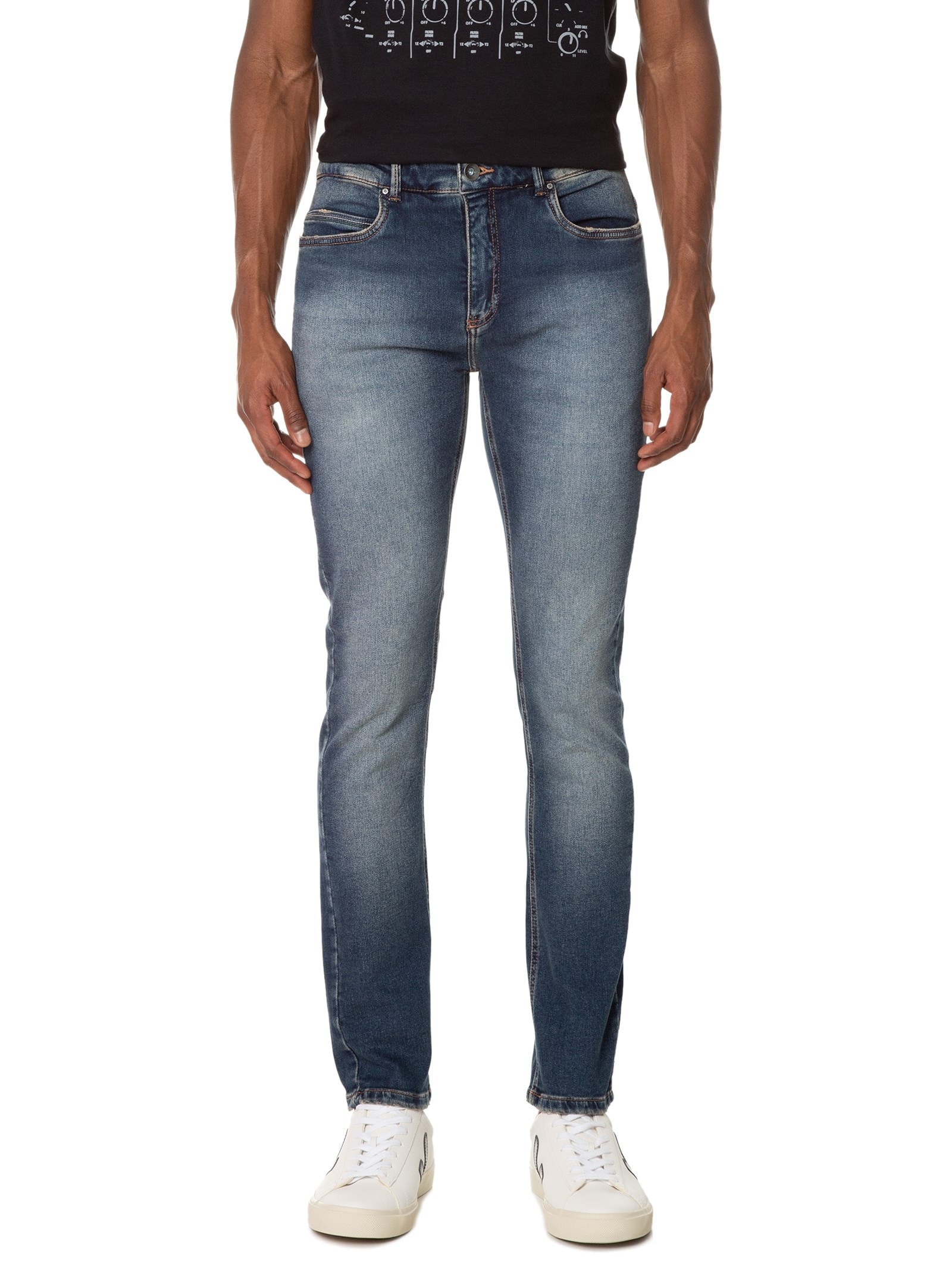 Calça Masculina Jeans Skinny Varjão Azul Reserva