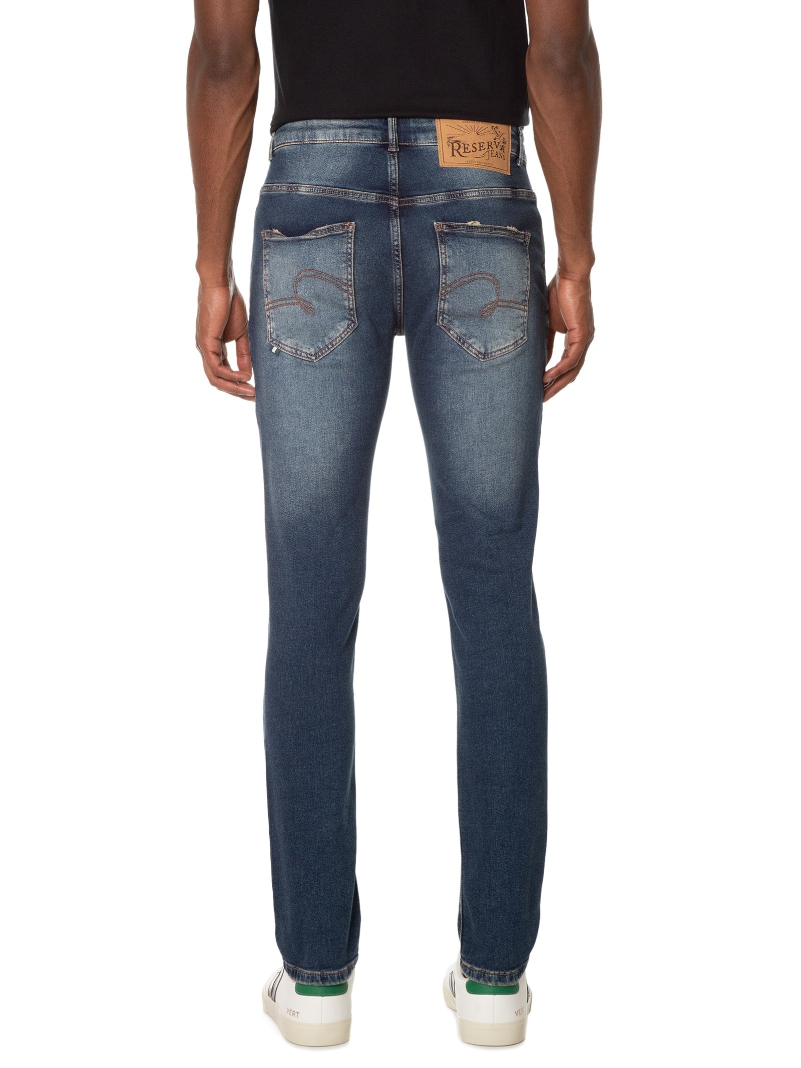 Calça Masculina Jeans Skinny Varjão Azul Reserva