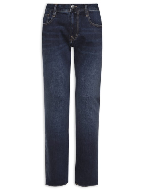 Calça Masculina Jeans Slim 5 Pockets – Azul