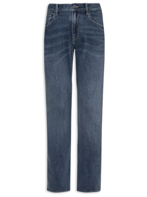 Calça Masculina Jeans Slim 5 Pockets – Azul