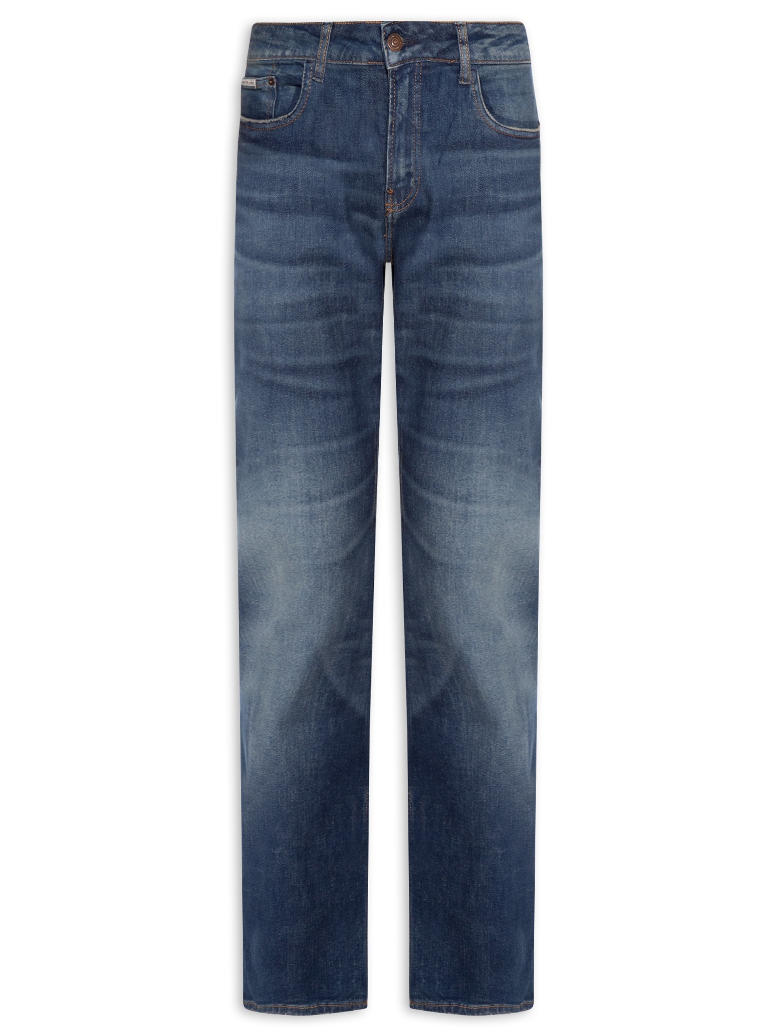 Calça Masculina Jeans Slim 5 Pockets Azul Calvin Klein Jeans
