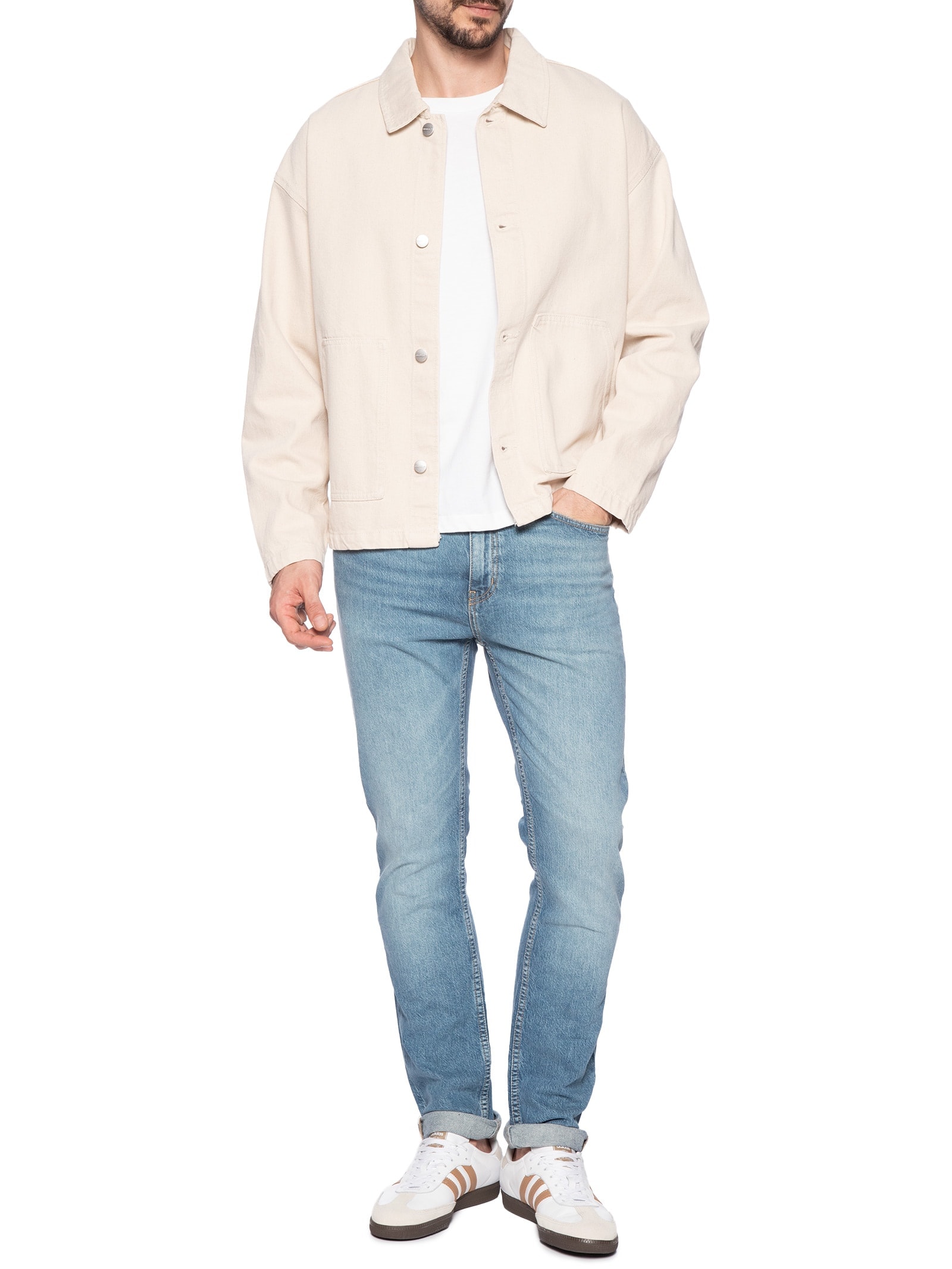 Calça Masculina Jeans Slim Ash Azul Hugo