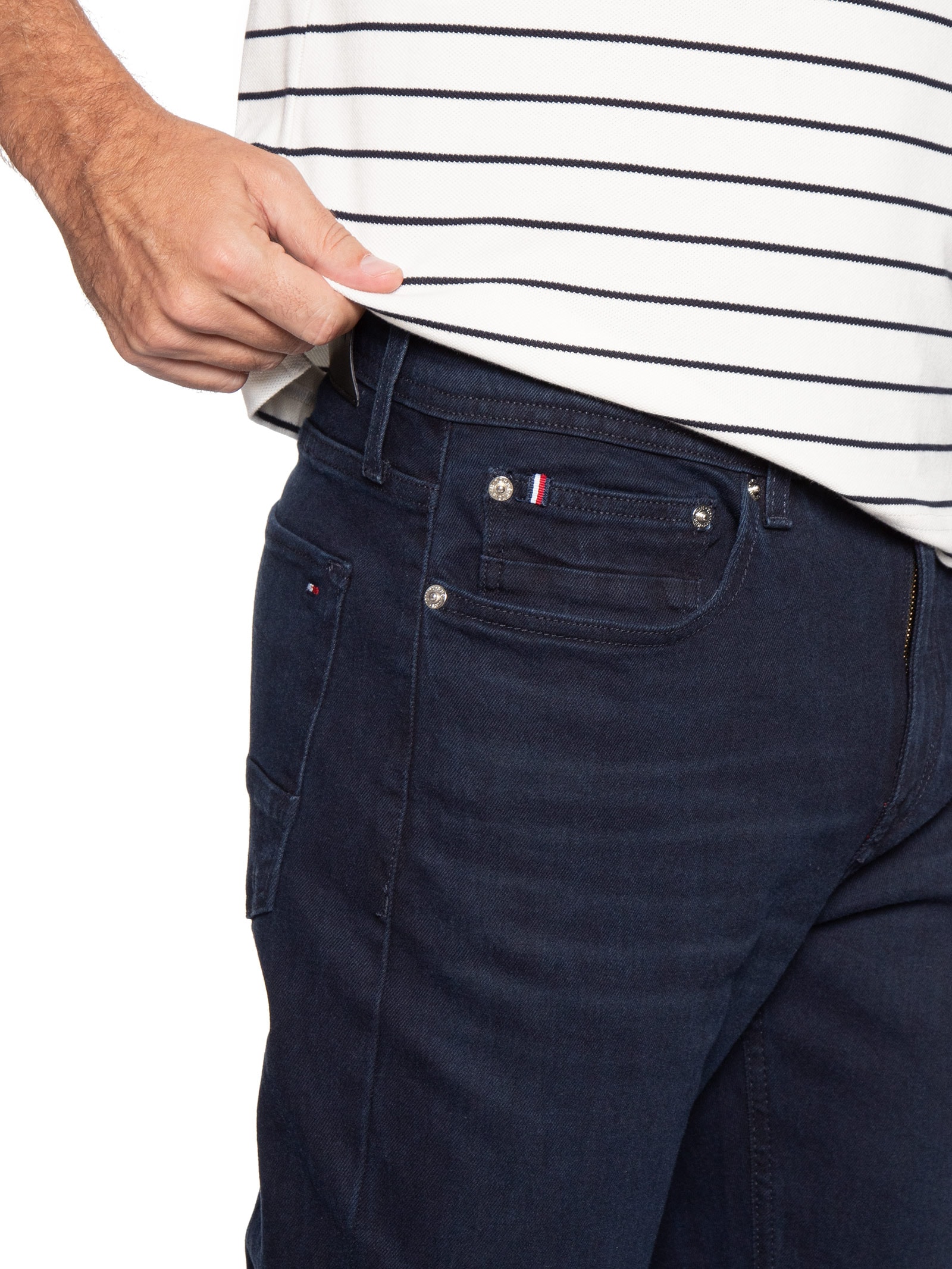 Calça Masculina Jeans Slim Bleecker Calder Azul Tommy Hilfiger