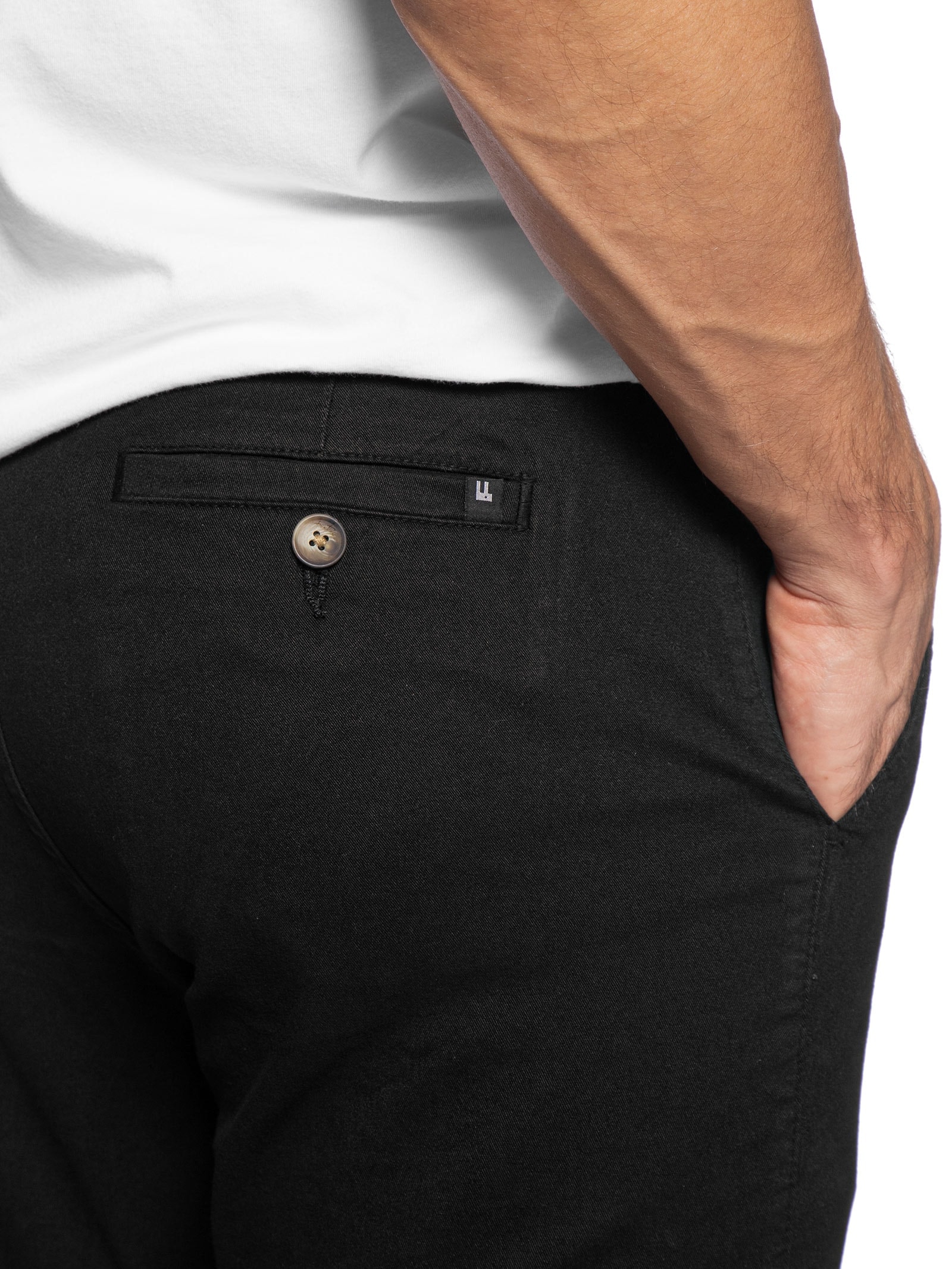 Calça Masculina Jeans Slim Chino II Preto Foxton