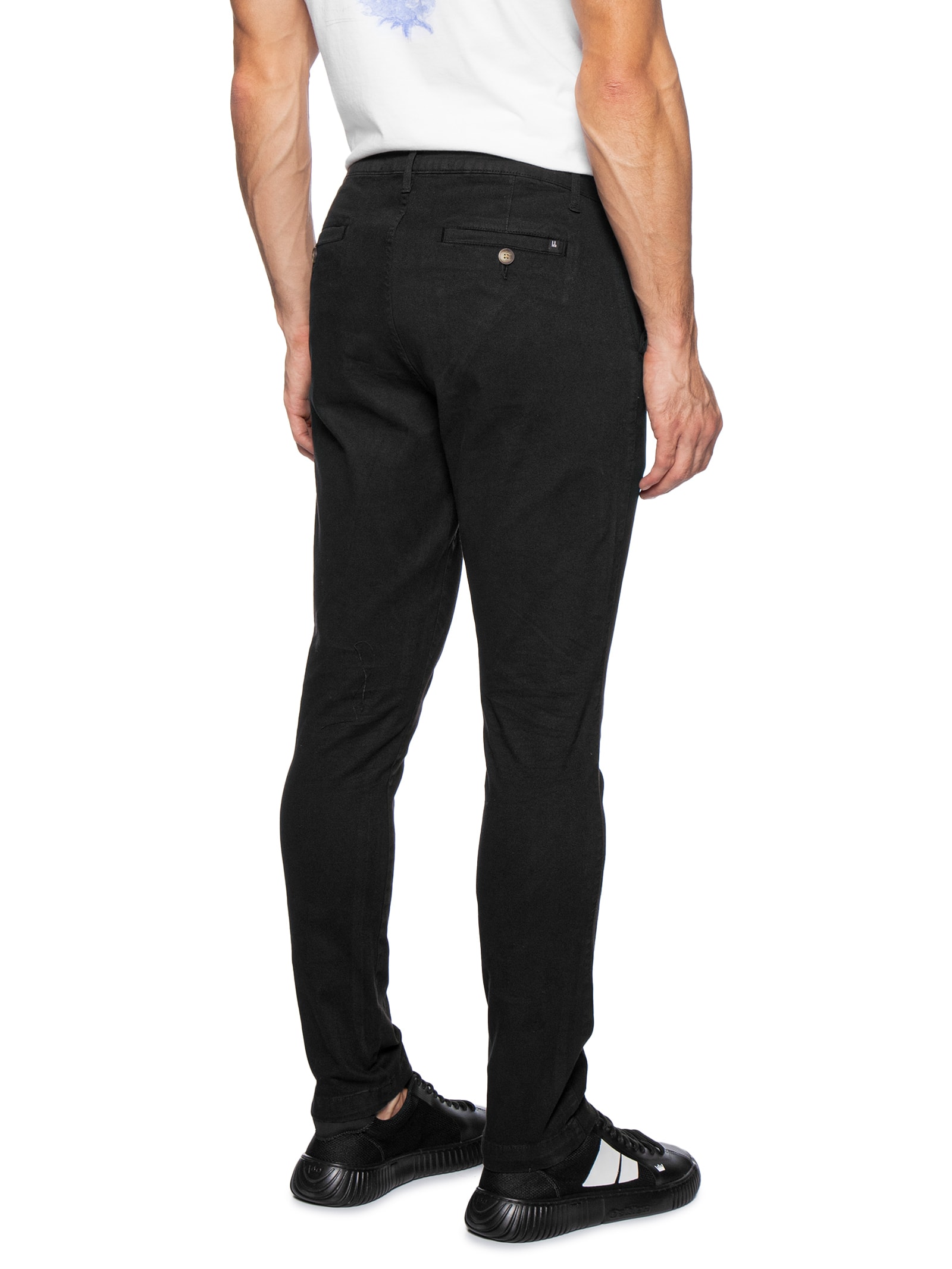Calça Masculina Jeans Slim Chino II Preto Foxton