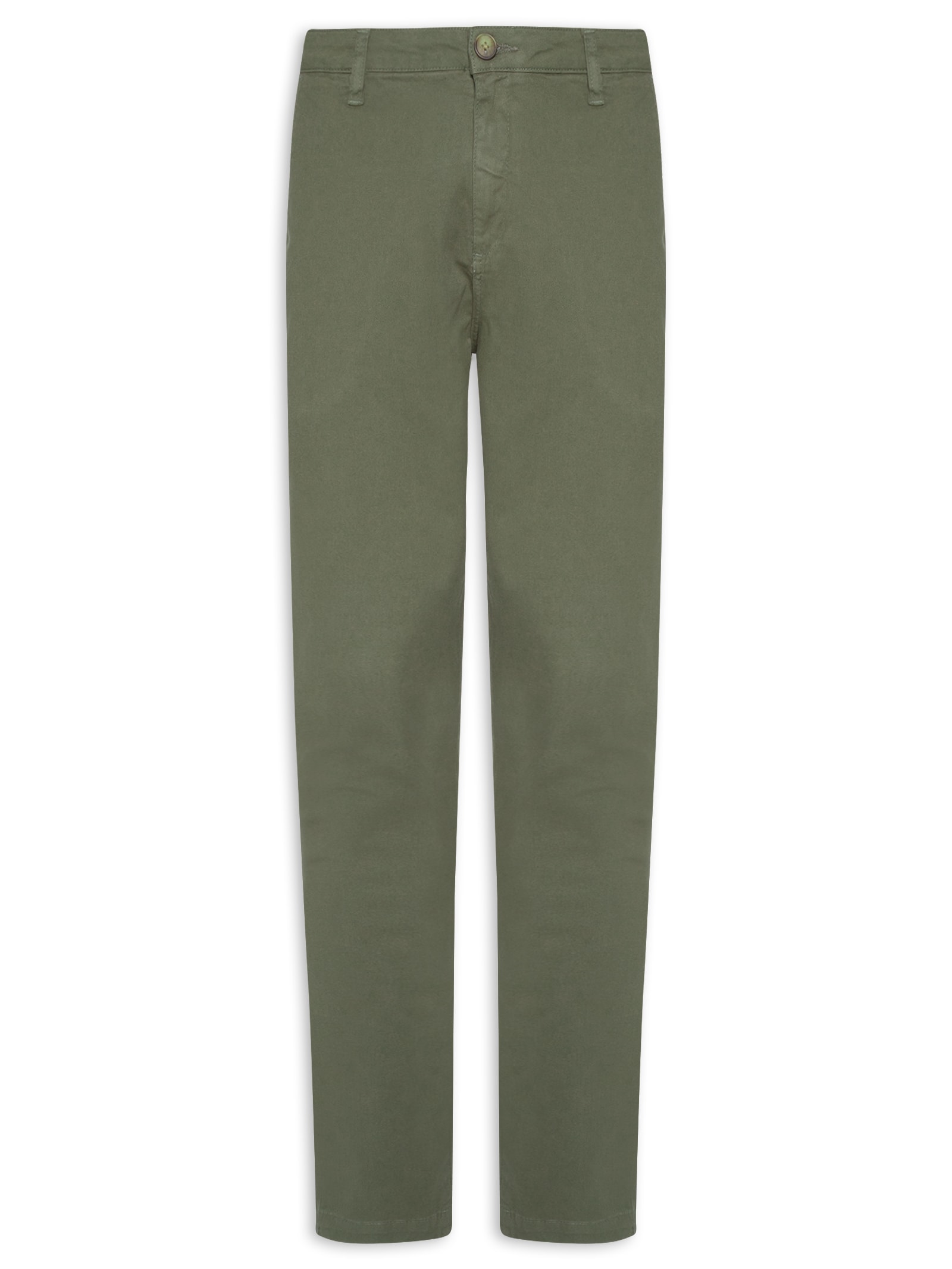 Calça Masculina Jeans Slim Chino II Verde Foxton
