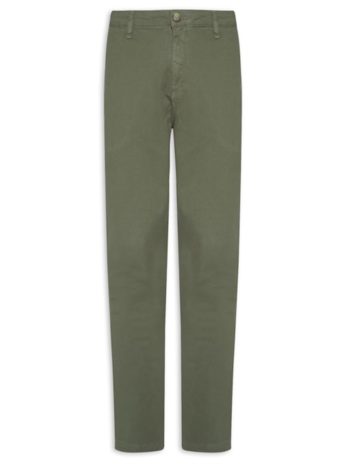 Calça Masculina Jeans Slim Chino II – Verde