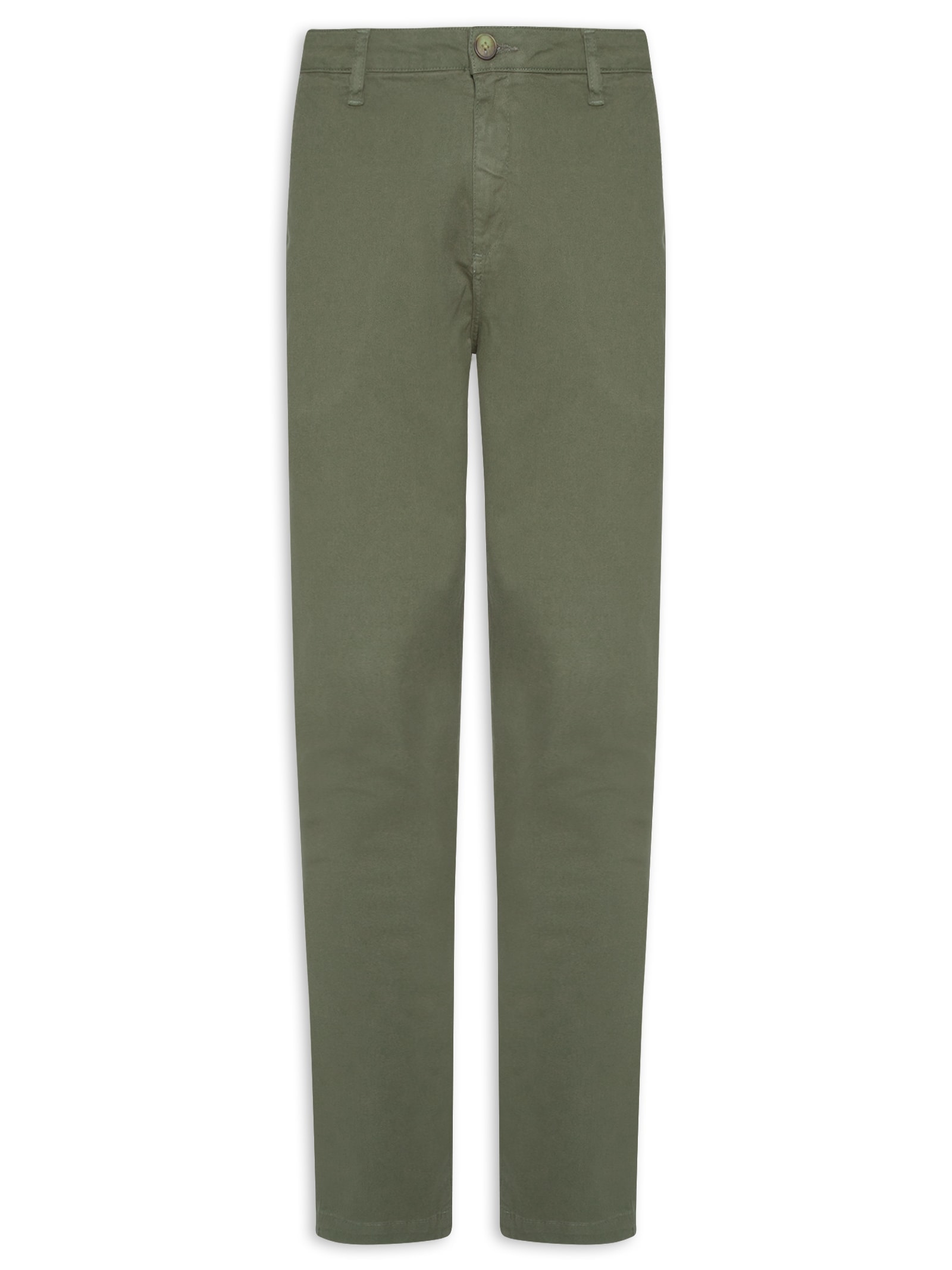 Calça Masculina Jeans Slim Chino II Verde Foxton