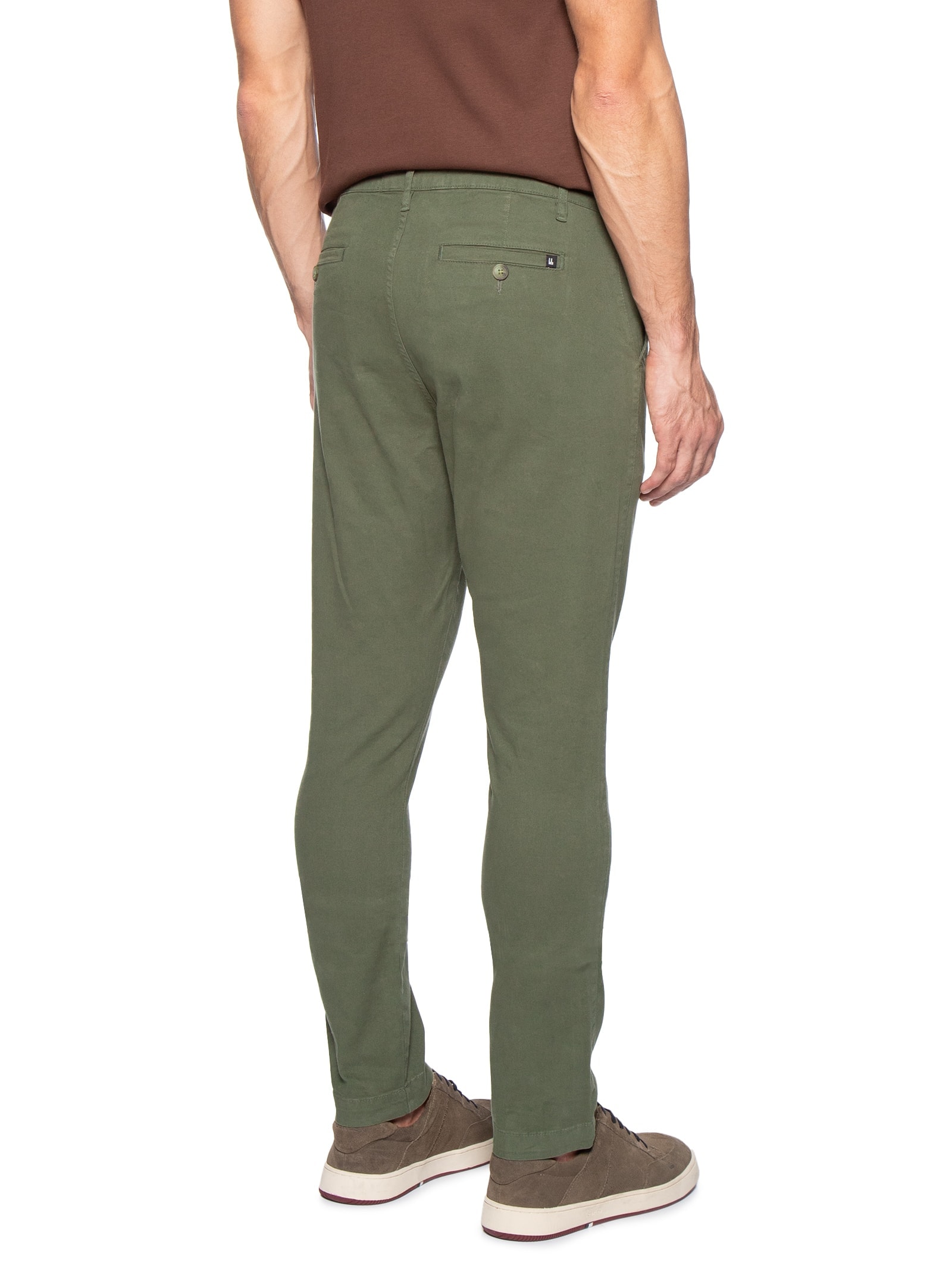 Calça Masculina Jeans Slim Chino II Verde Foxton