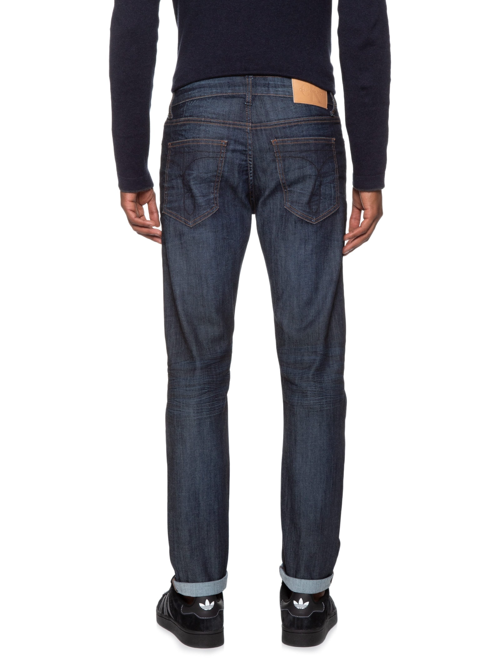 Calça Masculina Jeans Slim Controle Térmico Azul Calvin Klein Jeans