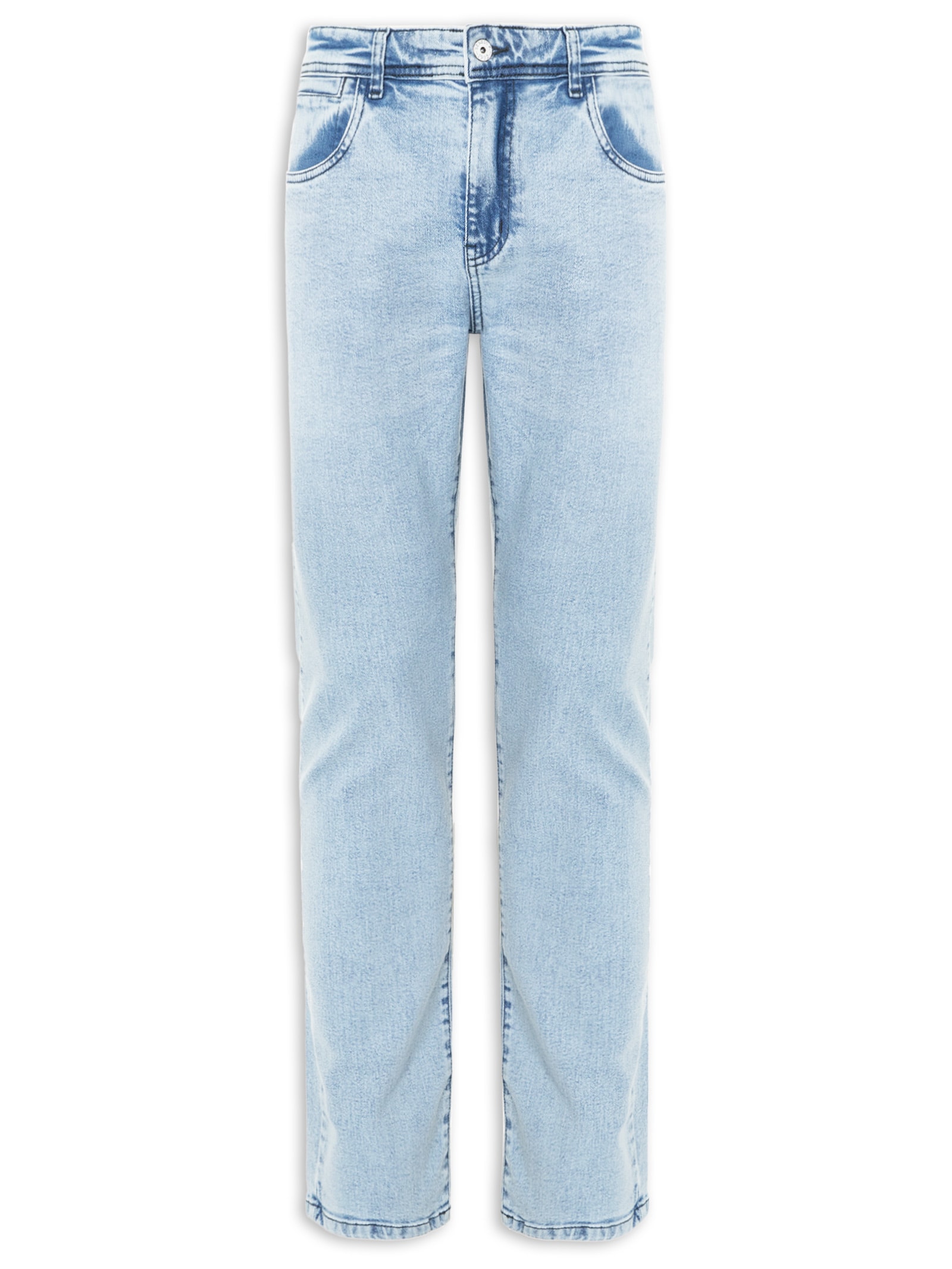 Calça Masculina Jeans Slim Delave Sk Azul Sergio K