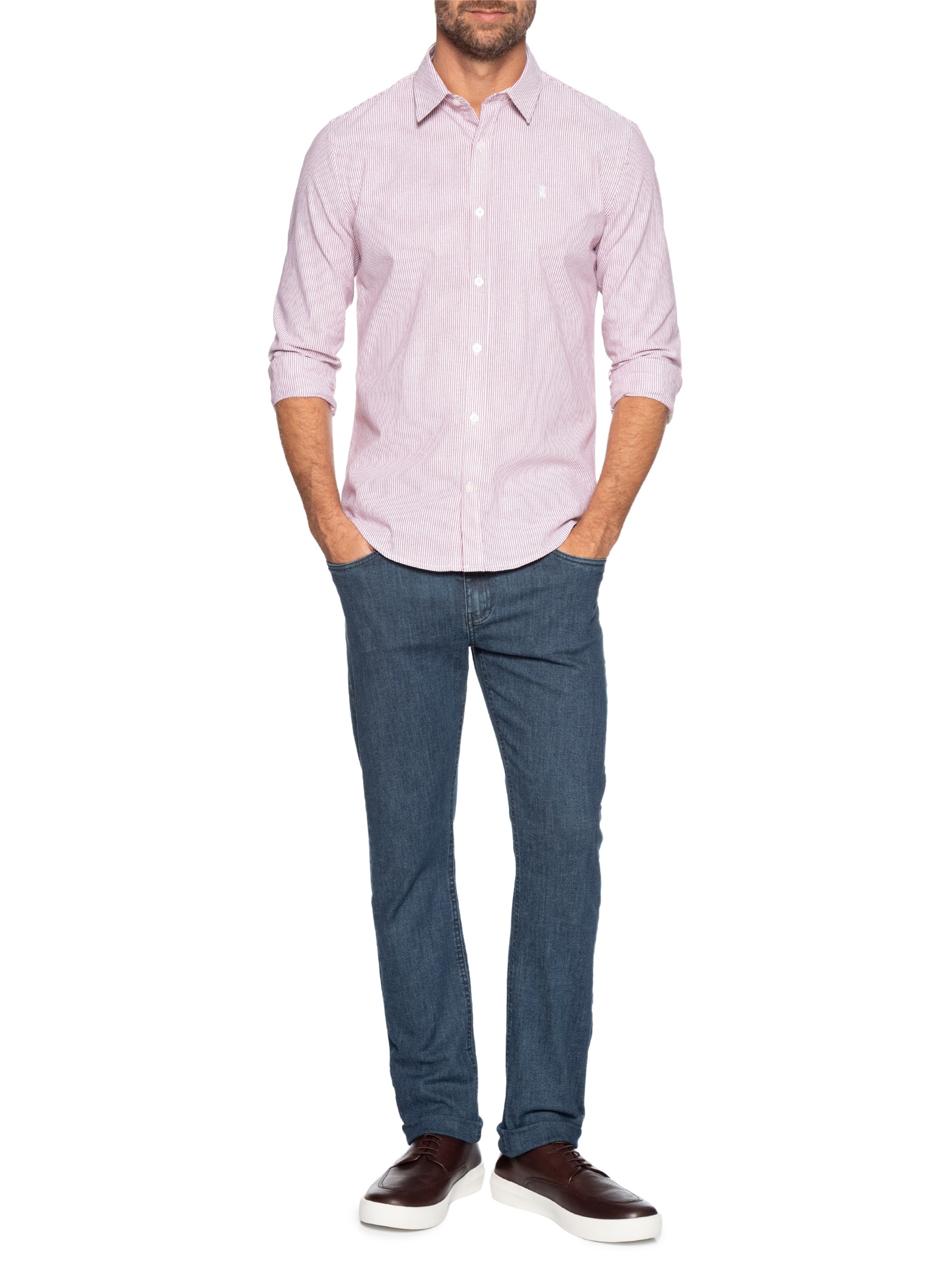 Calça Masculina Jeans Slim Dirty Blue – Azul Sergio K