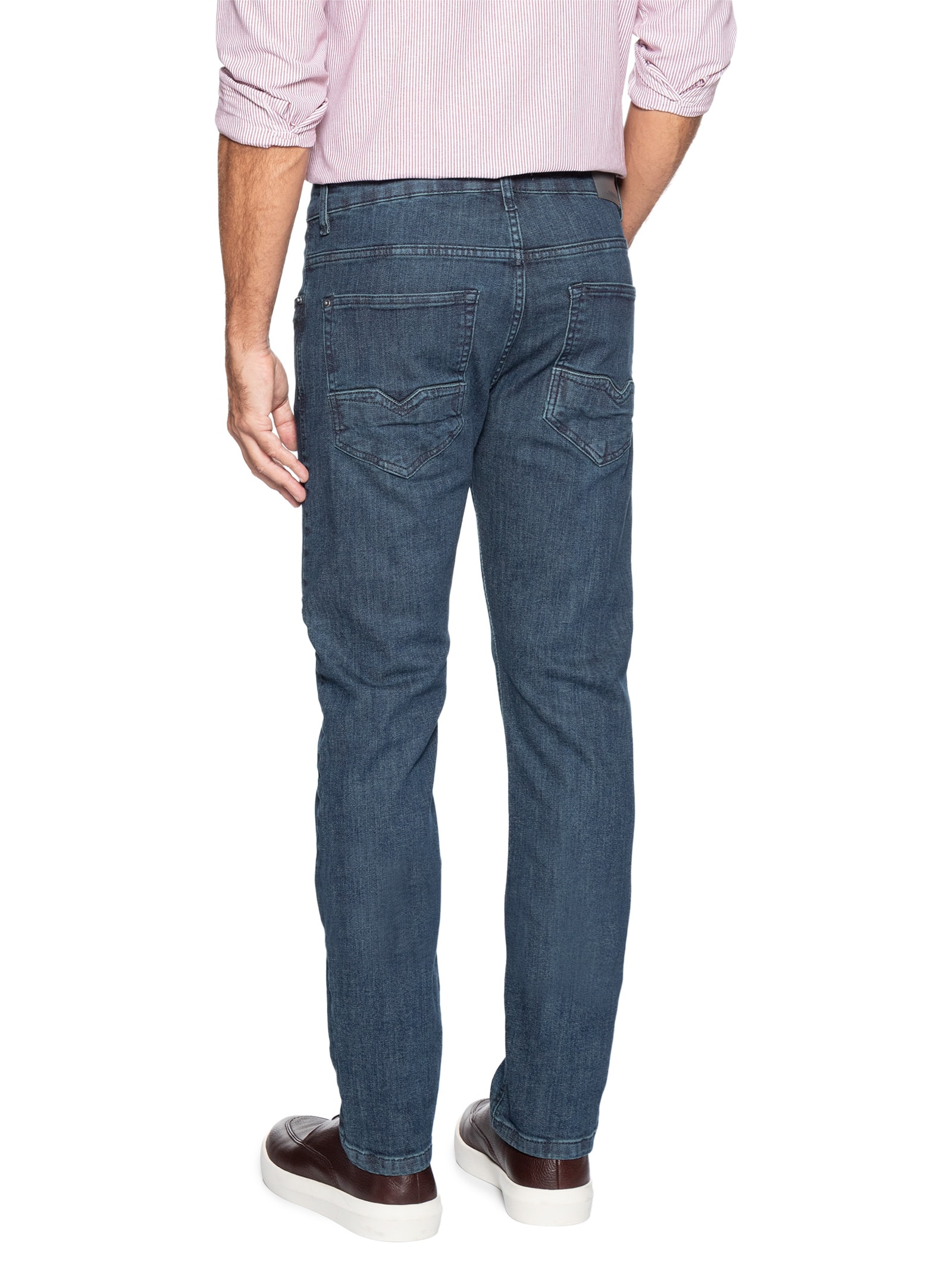 Calça Masculina Jeans Slim Dirty Blue – Azul Sergio K