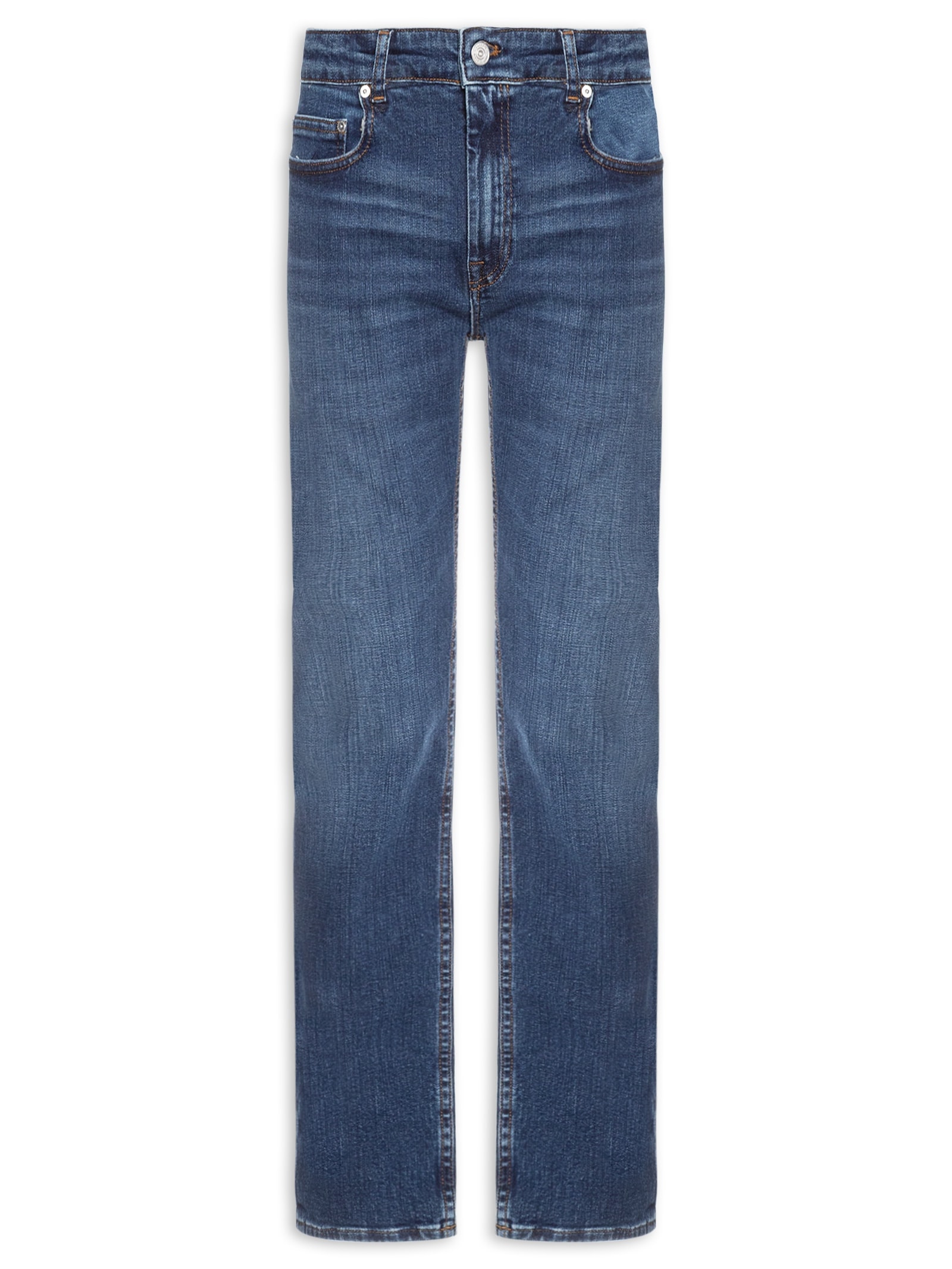 Calça Masculina Jeans Slim Fit 5 Pockets Azul Lacoste