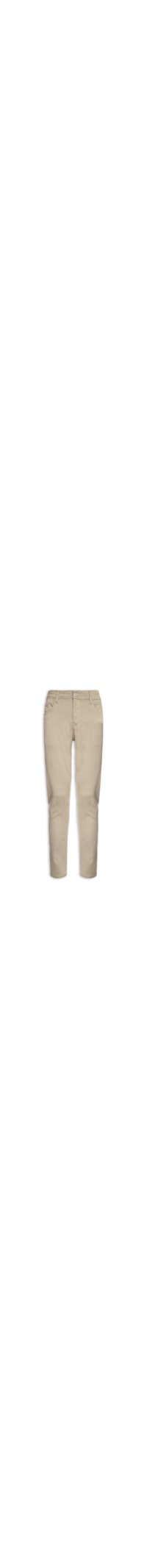 Calça Masculina Jeans Slim Fit Acetinada - Bege