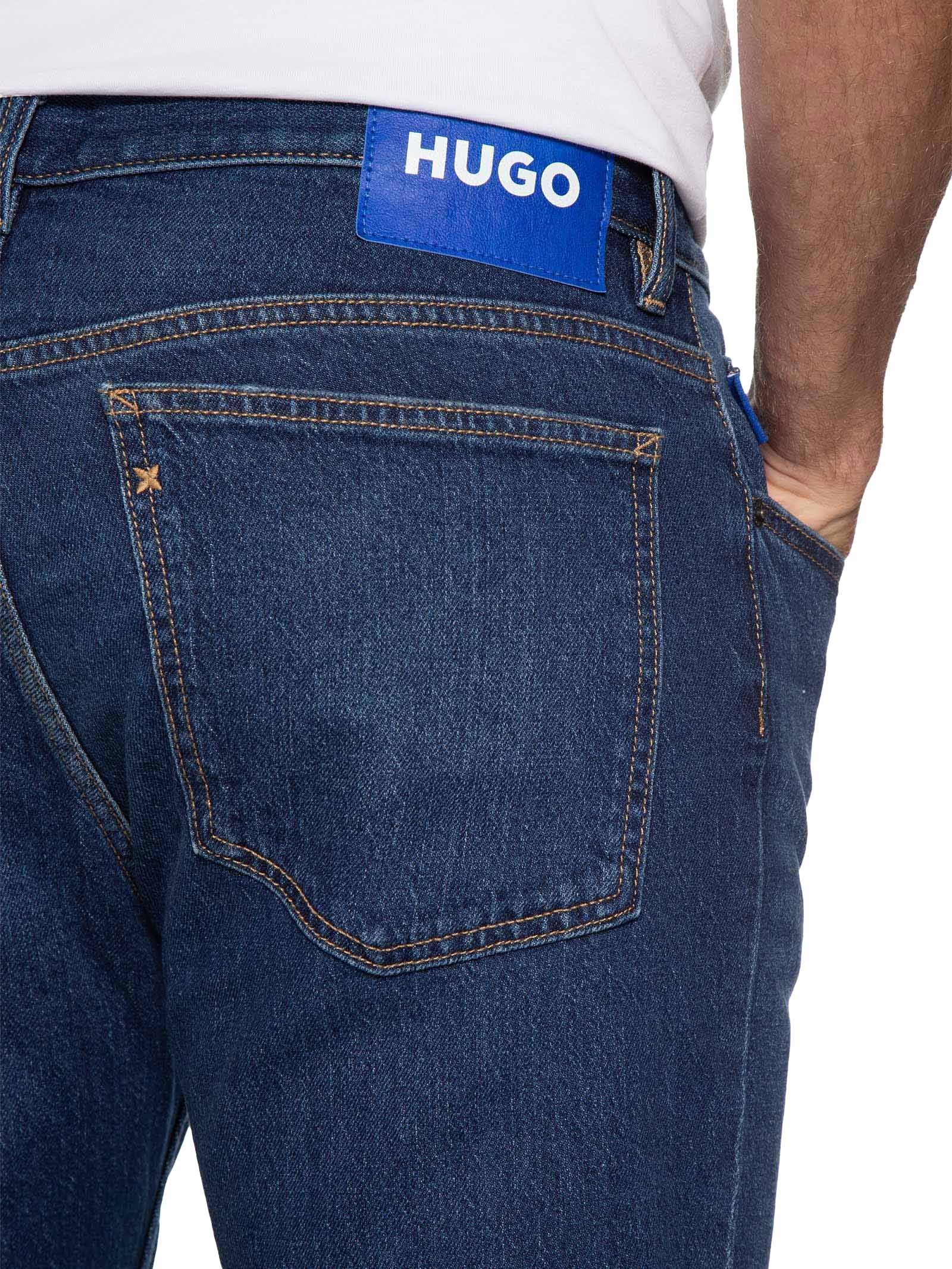 Calça Masculina Jeans Slim Fit Ash Azul Hugo