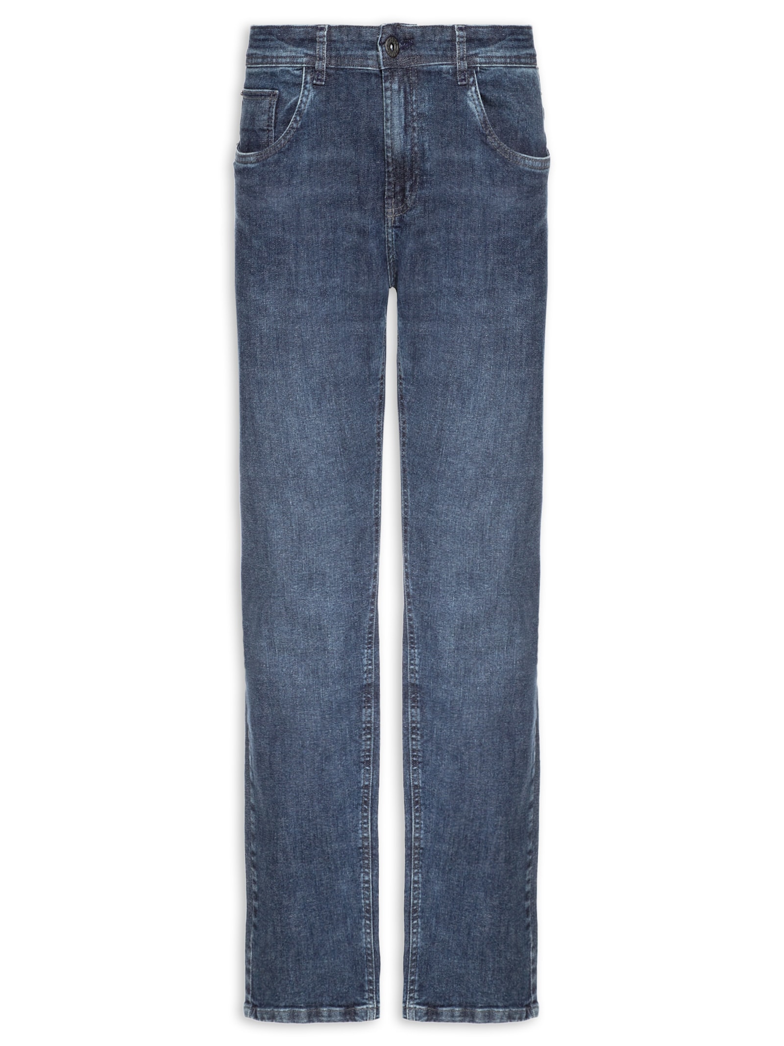 Calça Masculina Jeans Slim Fit Azul Sergio K