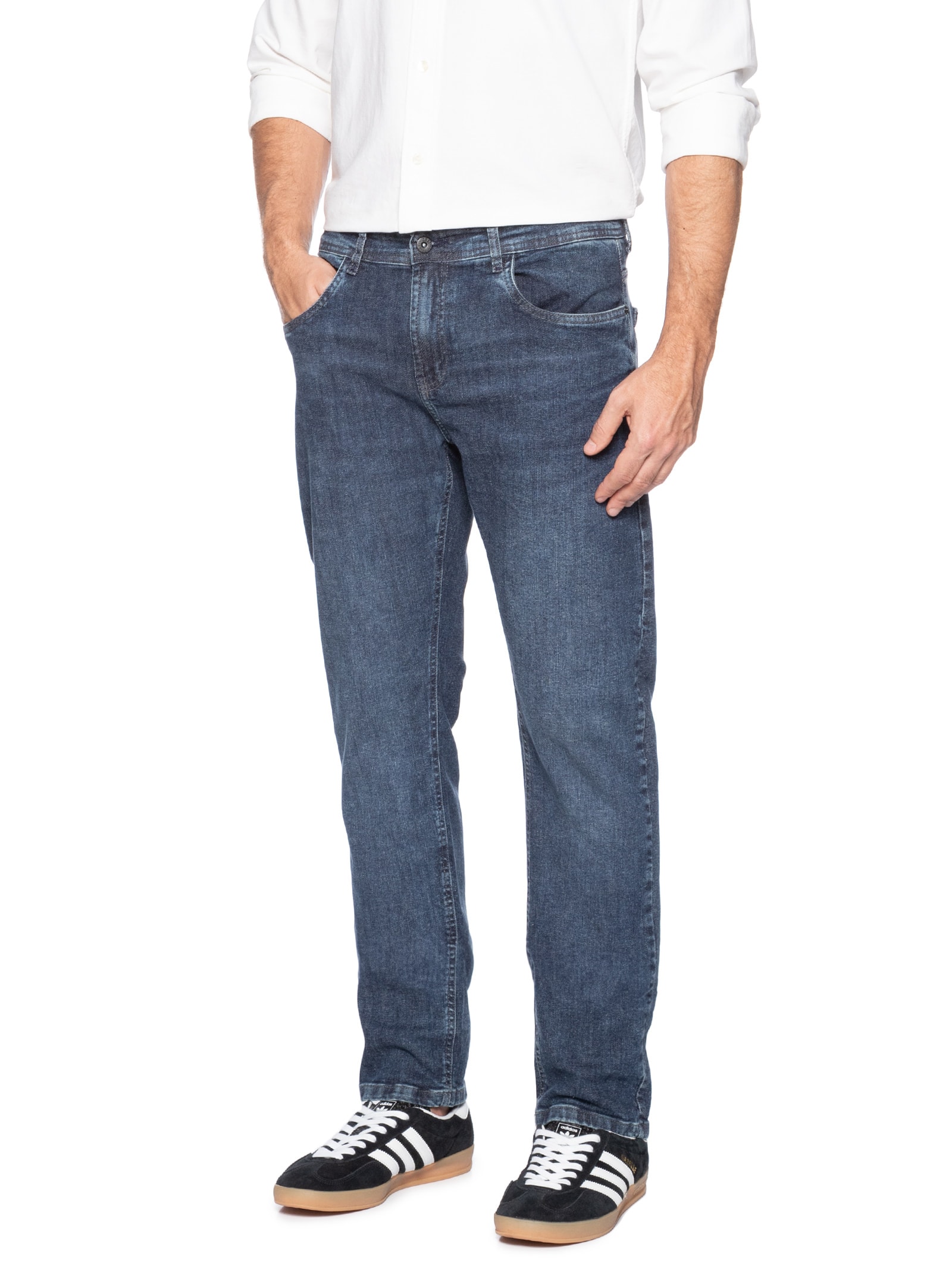 Calça Masculina Jeans Slim Fit Azul Sergio K