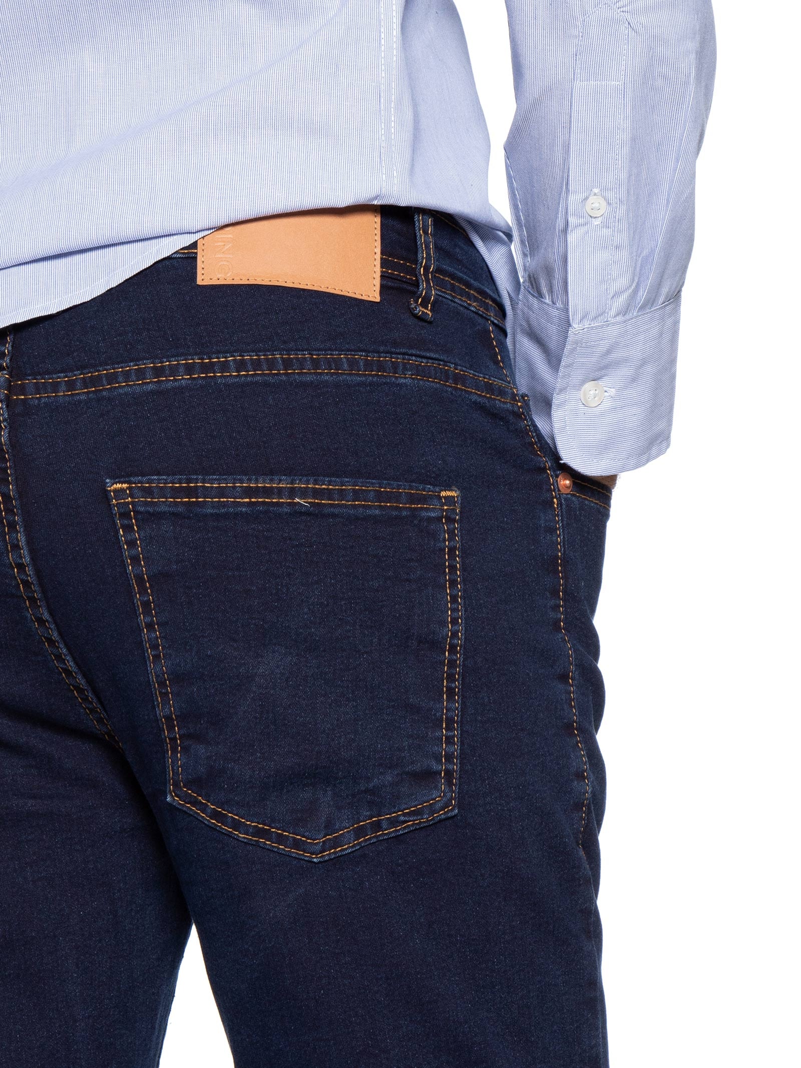 Calça Masculina Jeans Slim Fit Básica  Azul Hering