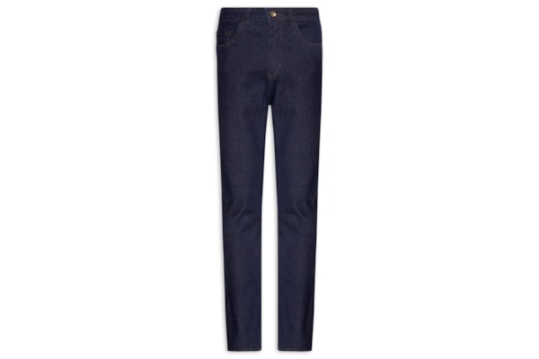 Calça Masculina Jeans Slim Fit Blue Intense Am - Azul