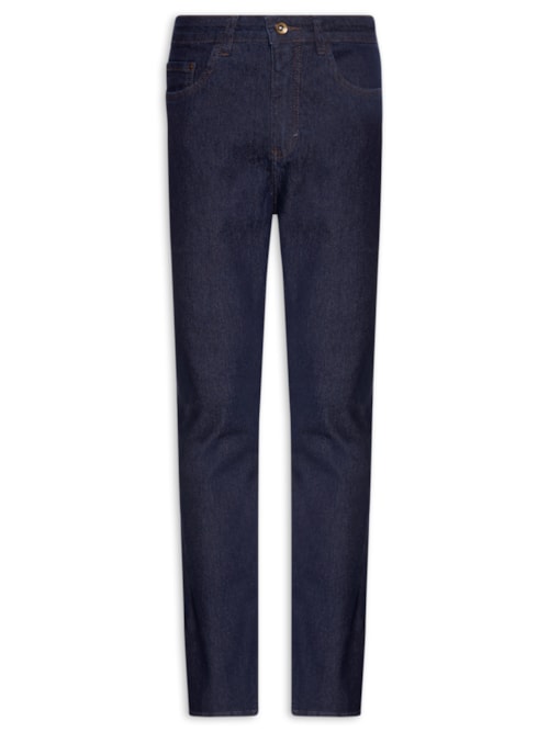 Calça Masculina Jeans Slim Fit Blue Intense Am – Azul